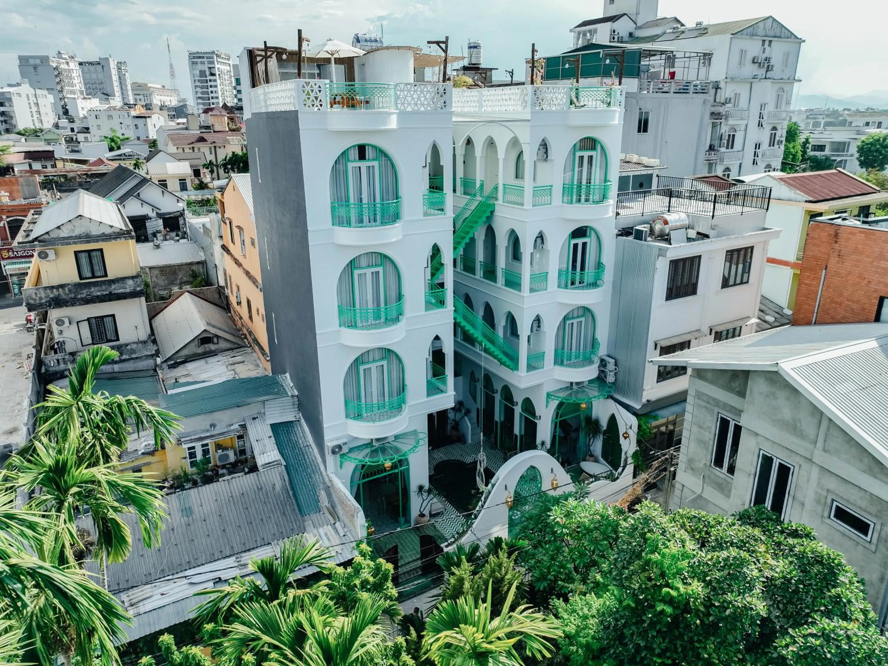 Property building in Pisces Hotel Hue