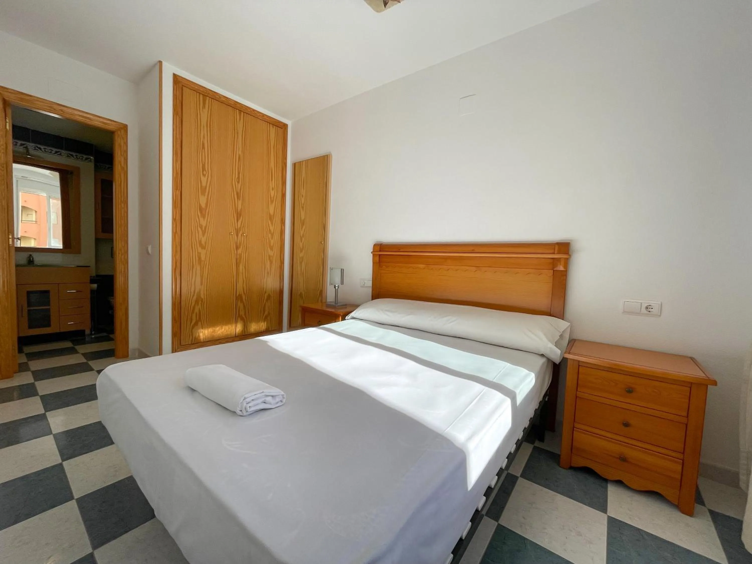 Bed in Apartamentos Bonaire 3000