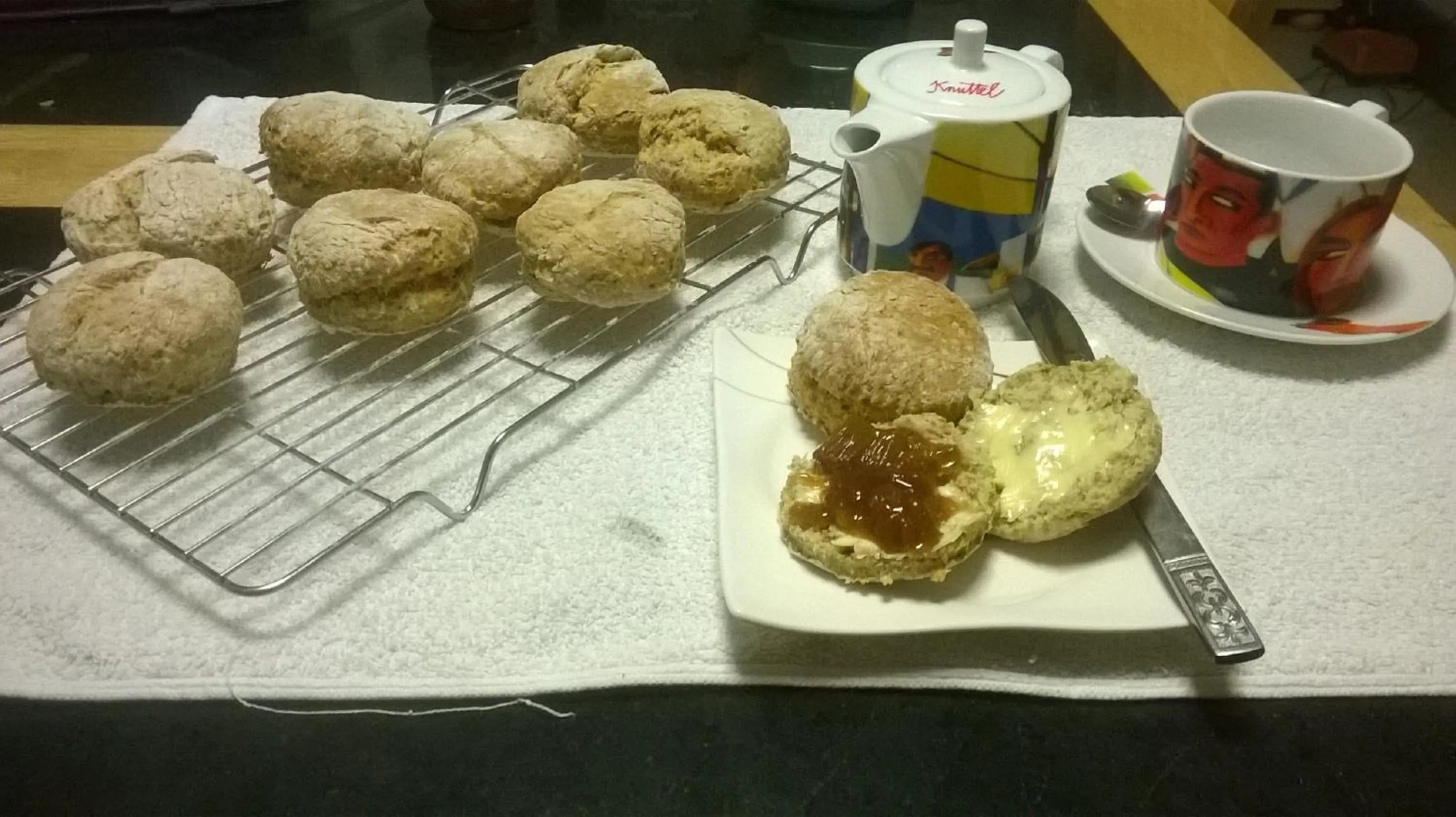 Food close-up in Twin Oaks Bed & Breakfast