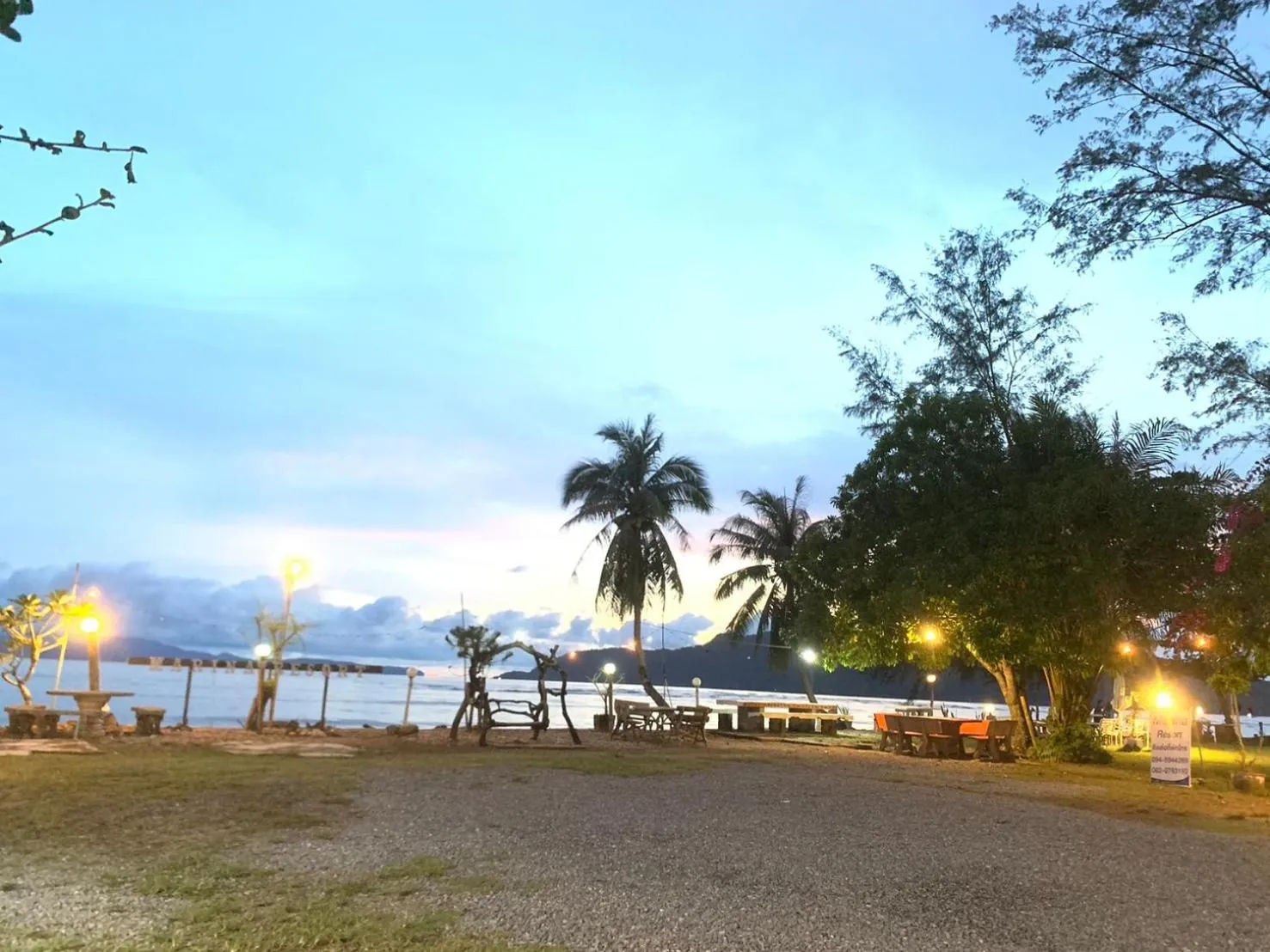 Natural landscape in Marina Resort at Pakbara Satun