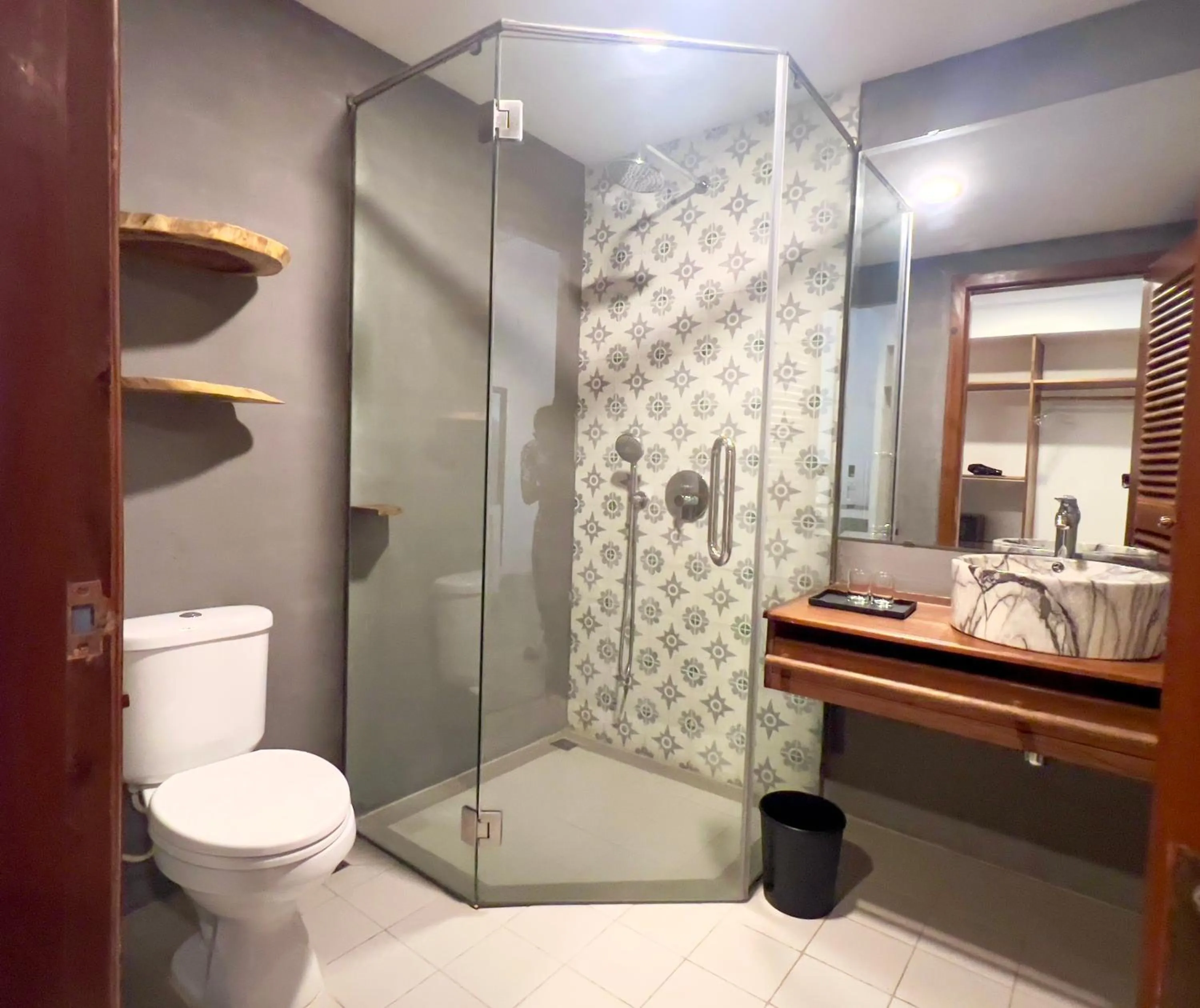 Shower in DACO Hotel