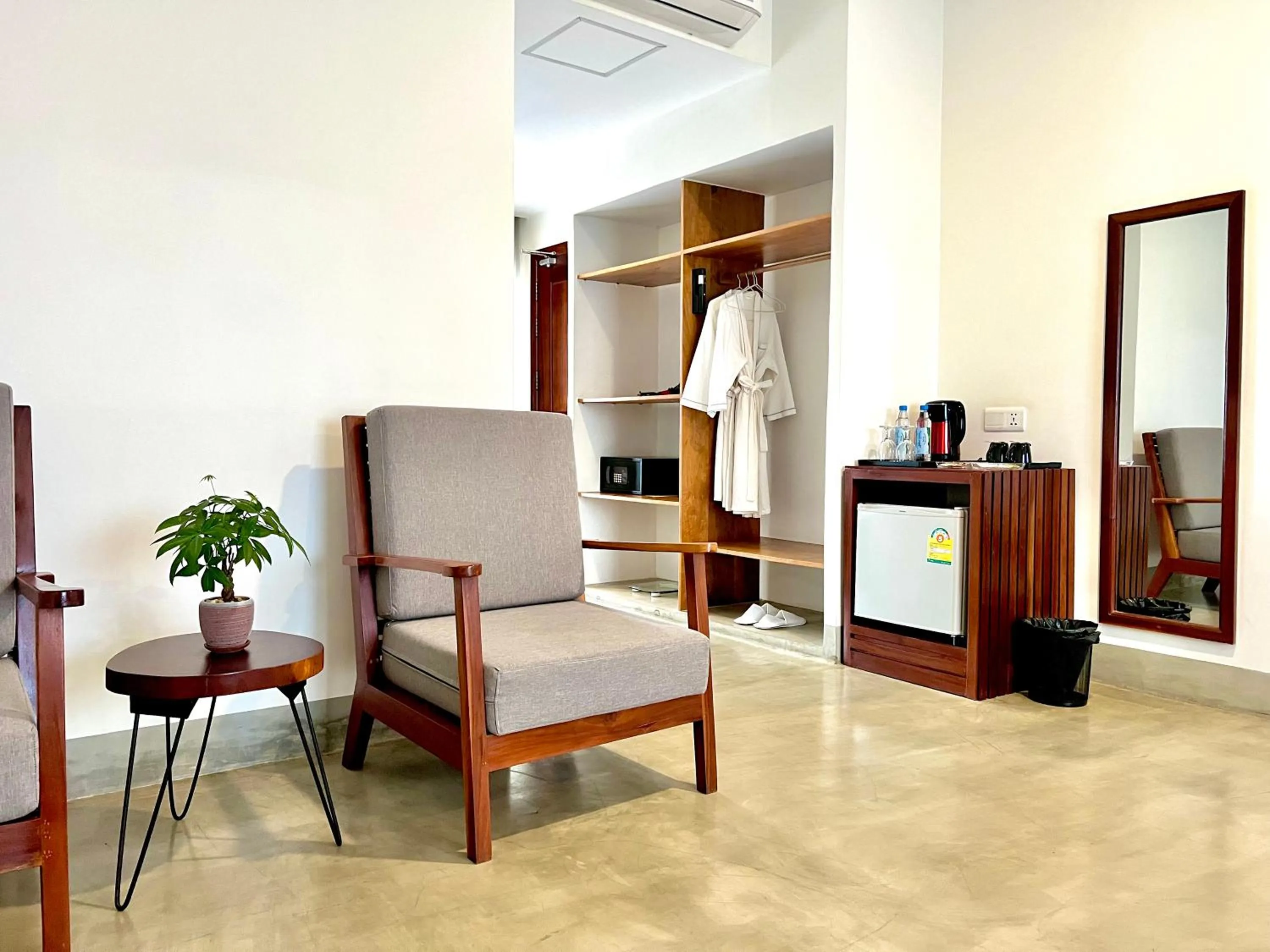 Seating area in DACO Hotel