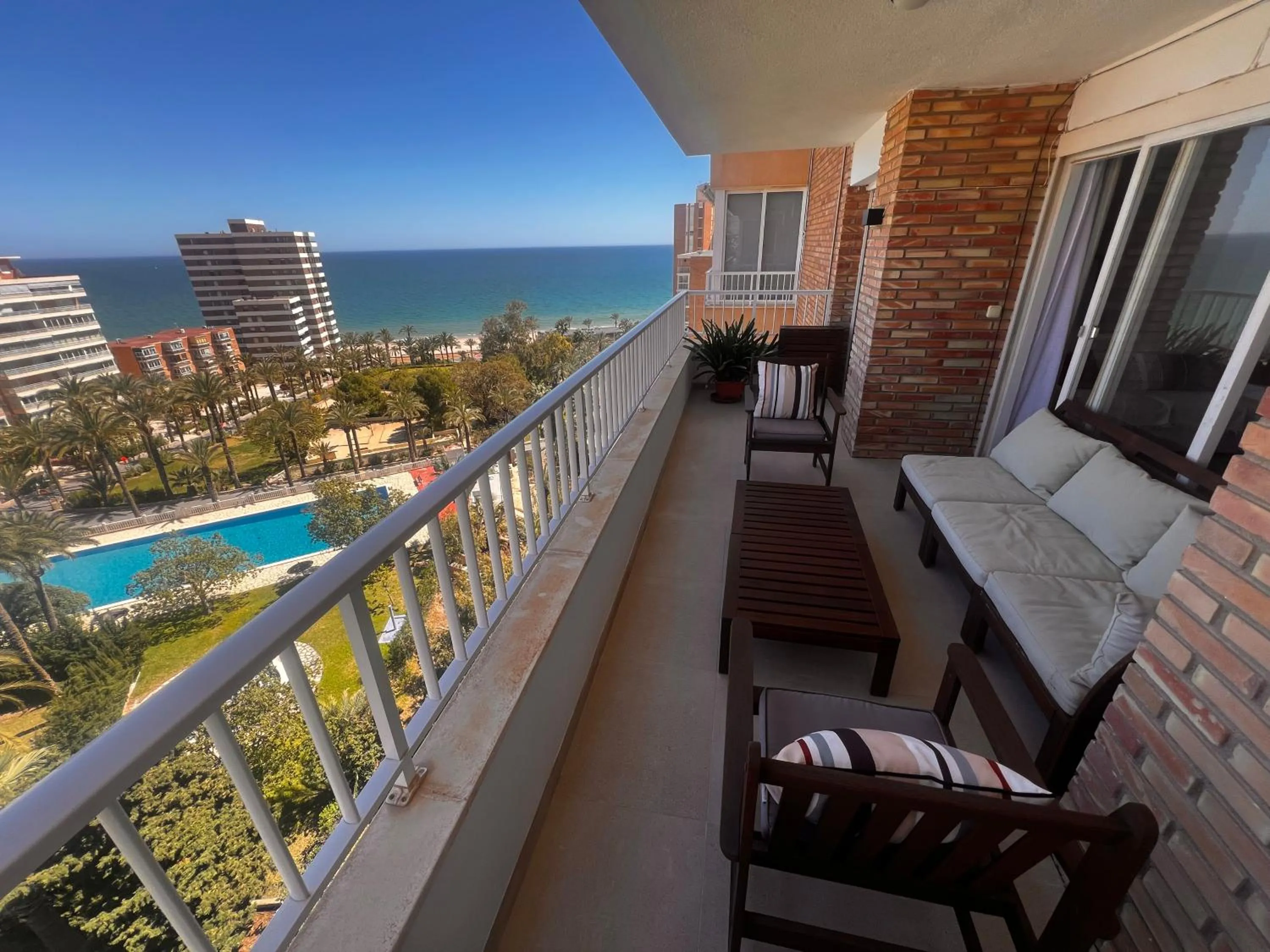 Apartment Rosalia, located on the 9th floor with amazing sea views and 2 large swimming pools!