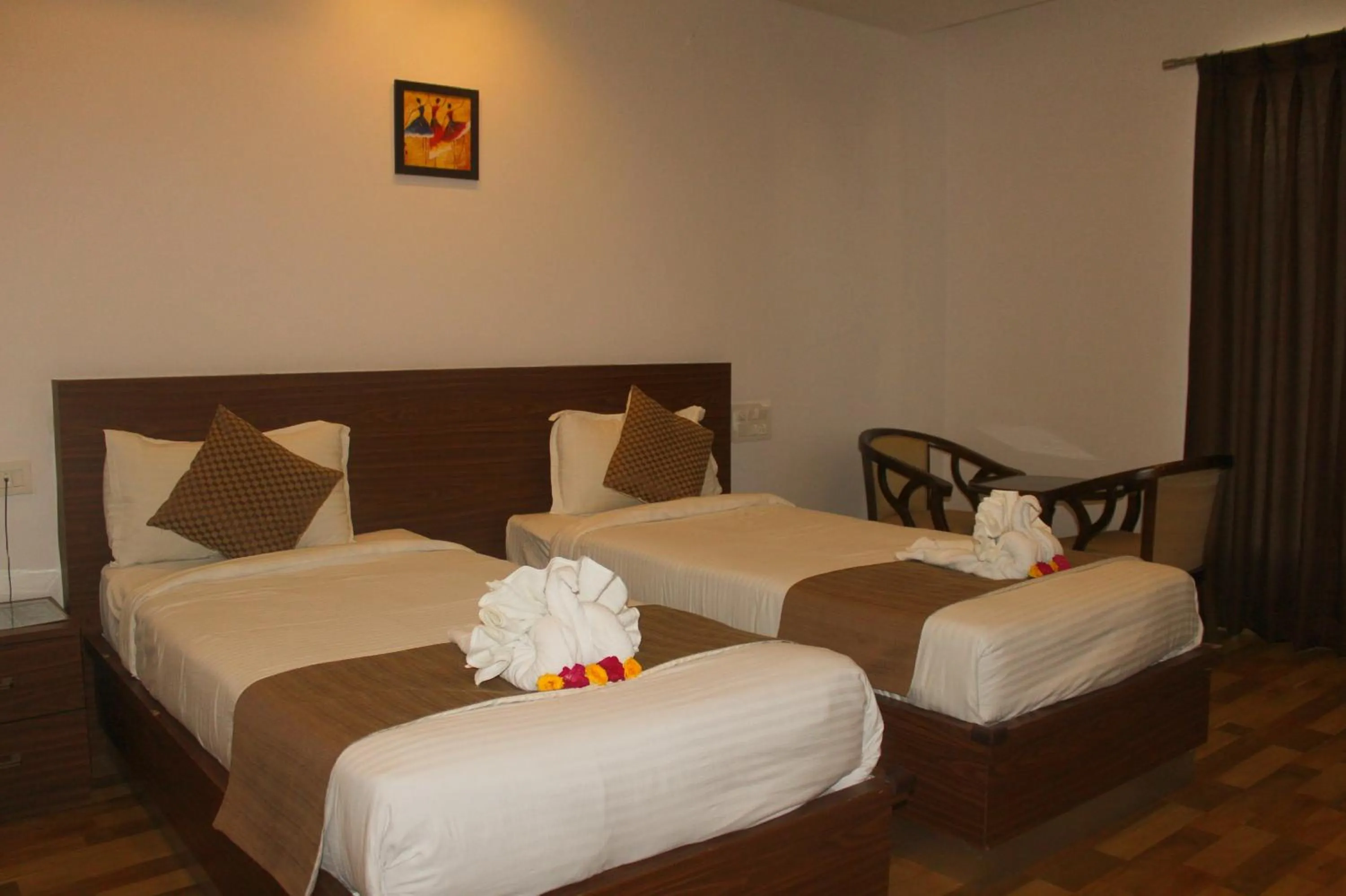 Bedroom, Bed in Hotel Peacock Pride