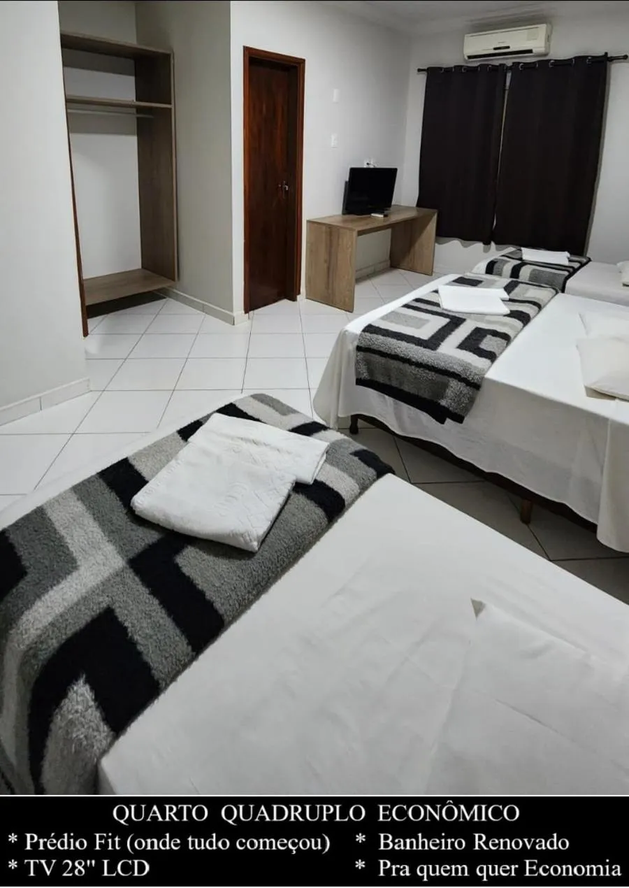 Bed in HOTEL CAMPO GRANDE