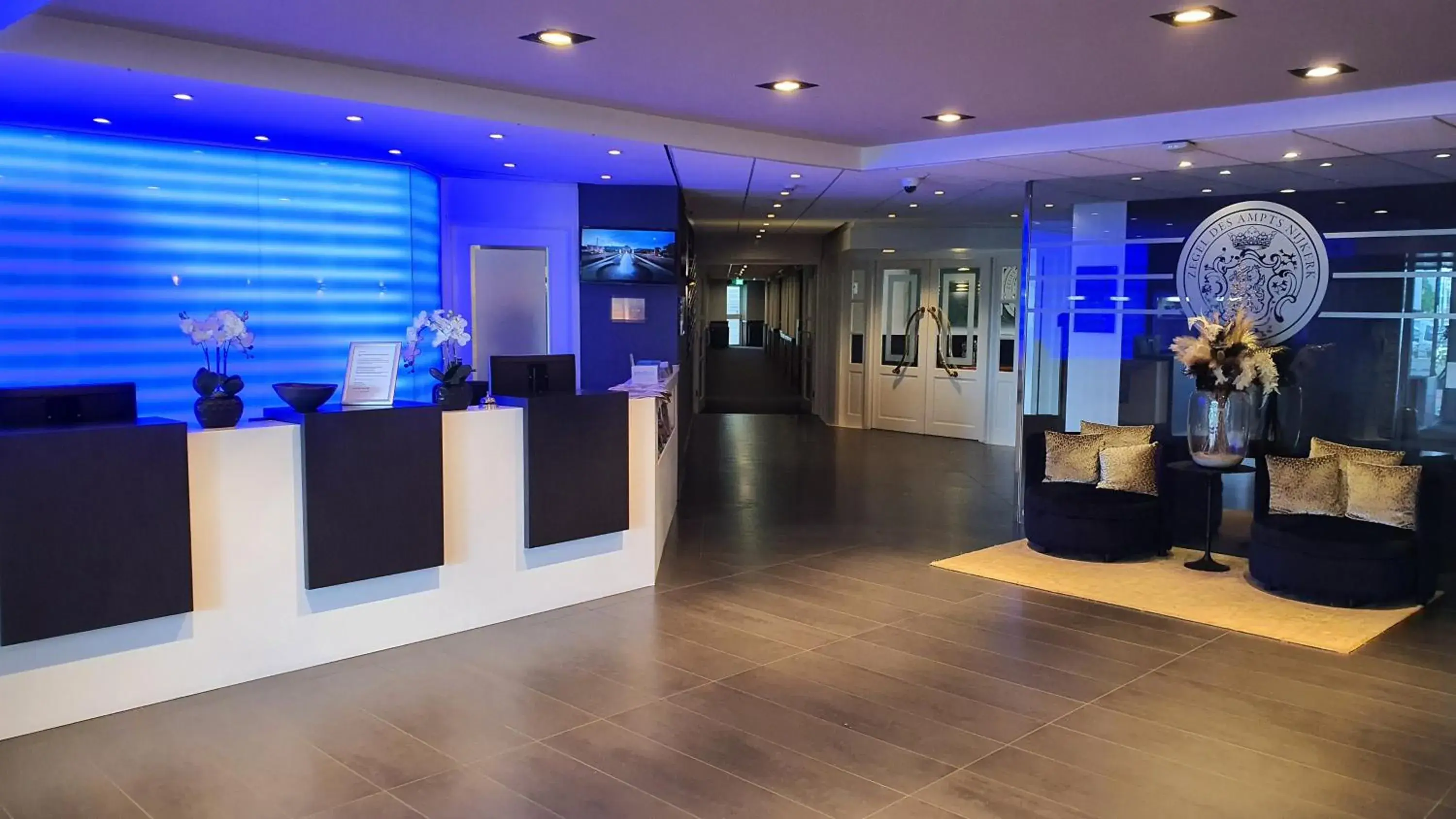 Lobby or reception in Golden Tulip Ampt van Nijkerk Lobby or reception in Golden Tulip Ampt van Nijkerk