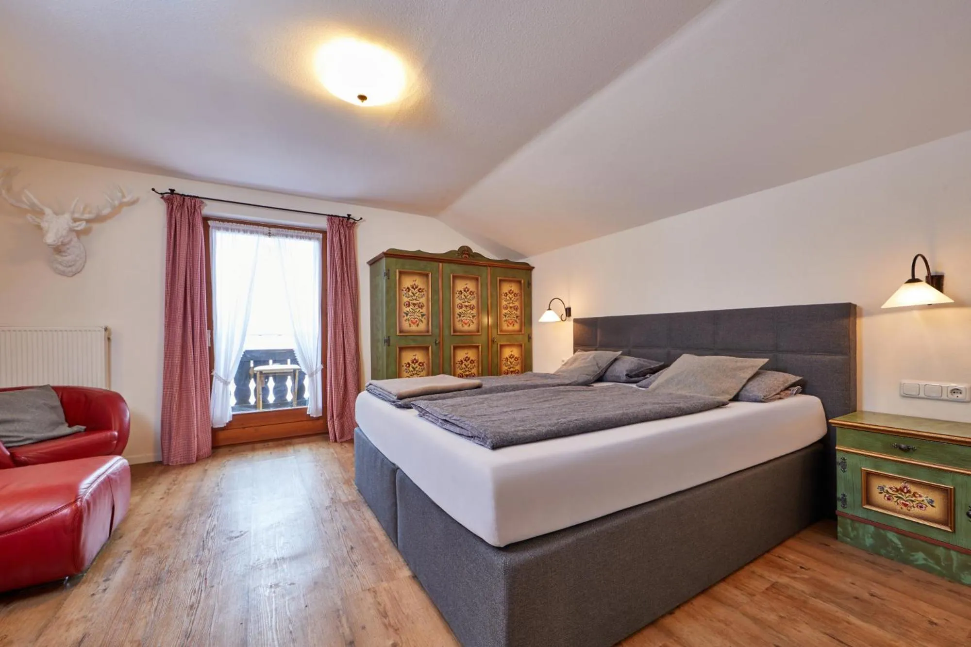 Bed in Alpen Gästehaus