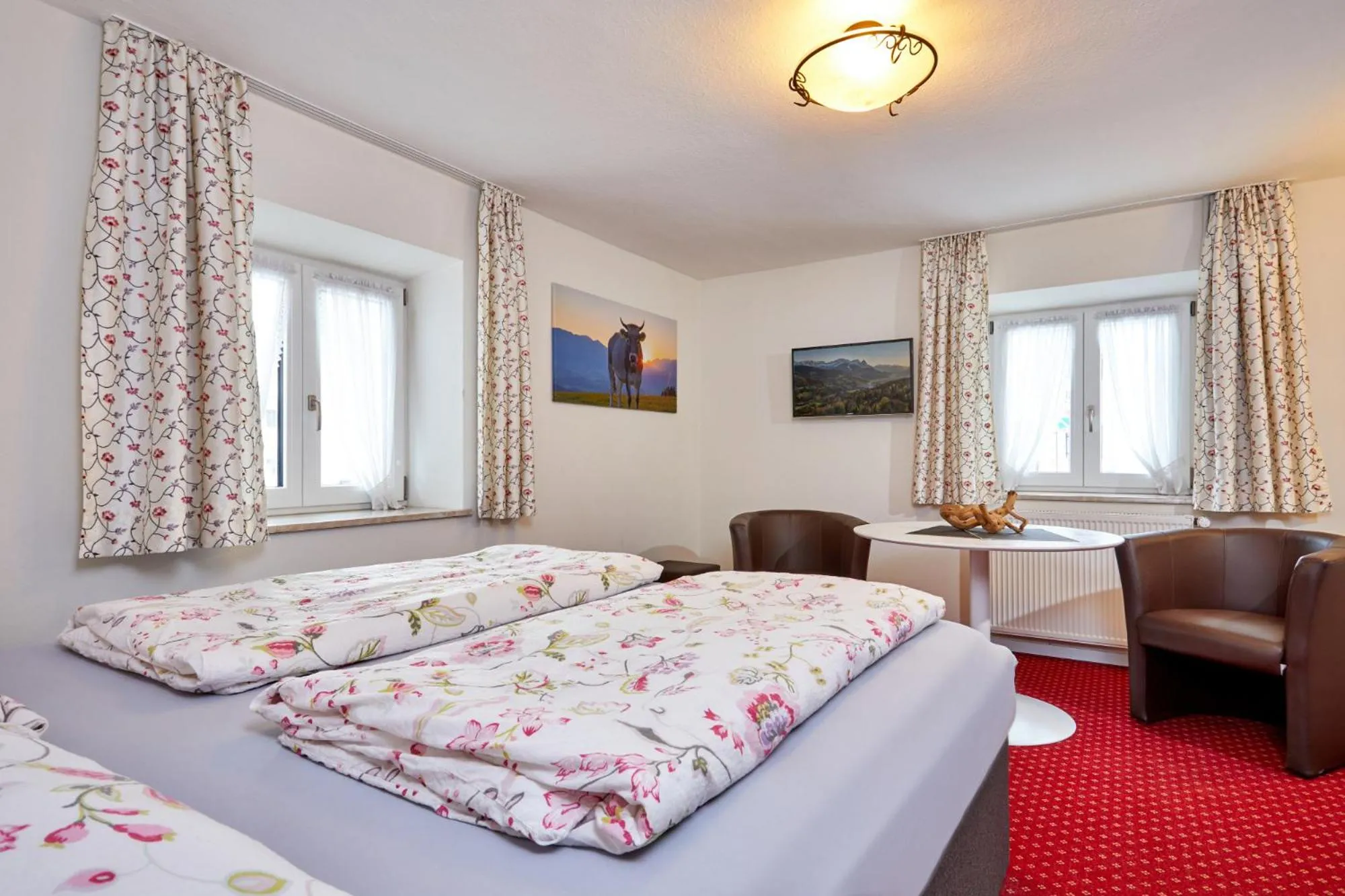 Bed in Alpen Gästehaus