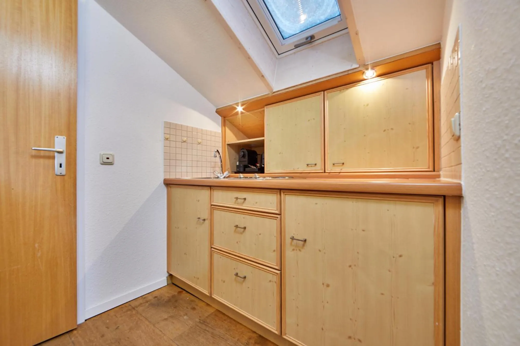 Kitchen or kitchenette in Alpen Gästehaus