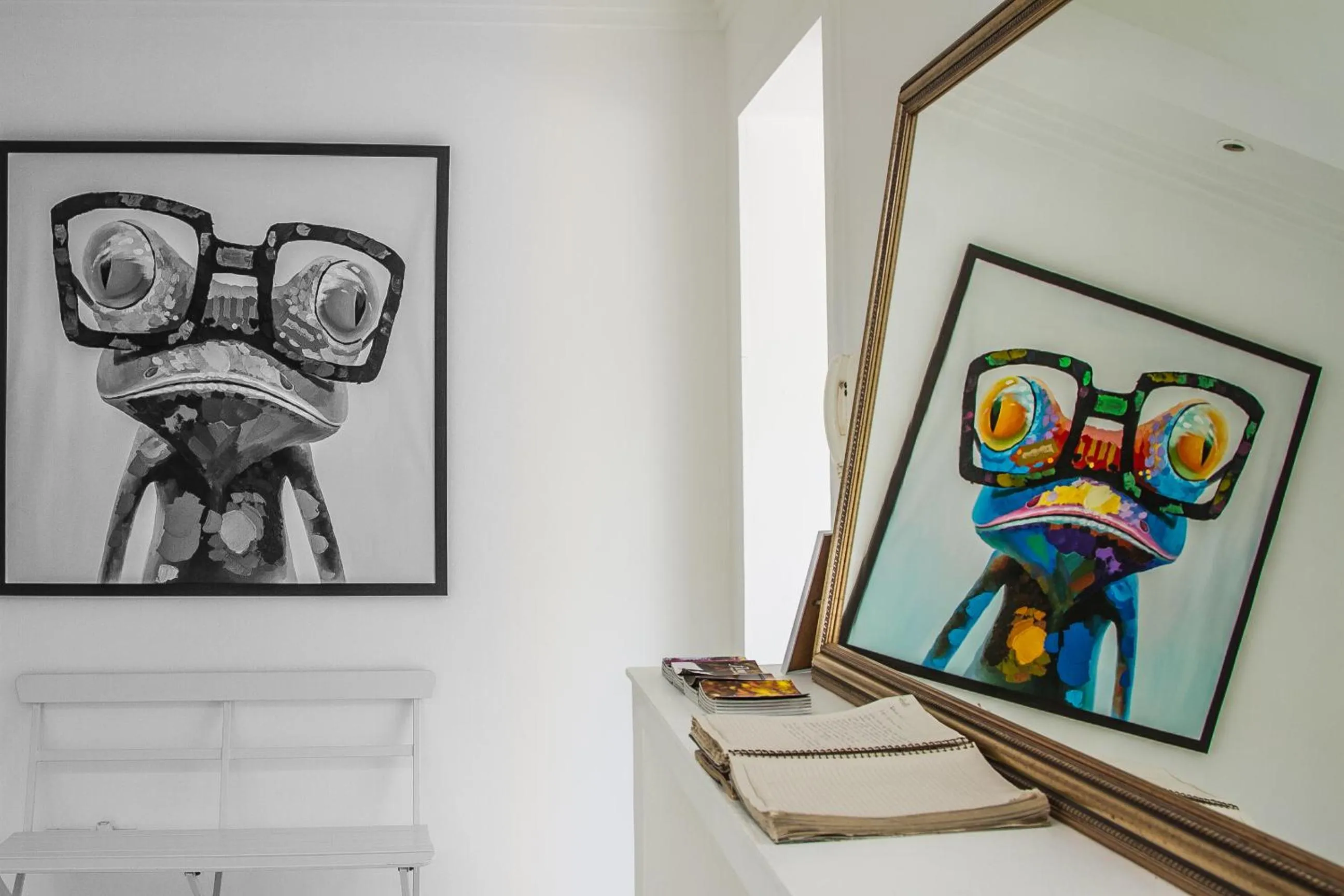 Communal lounge/ TV room in Casa Veintiuno