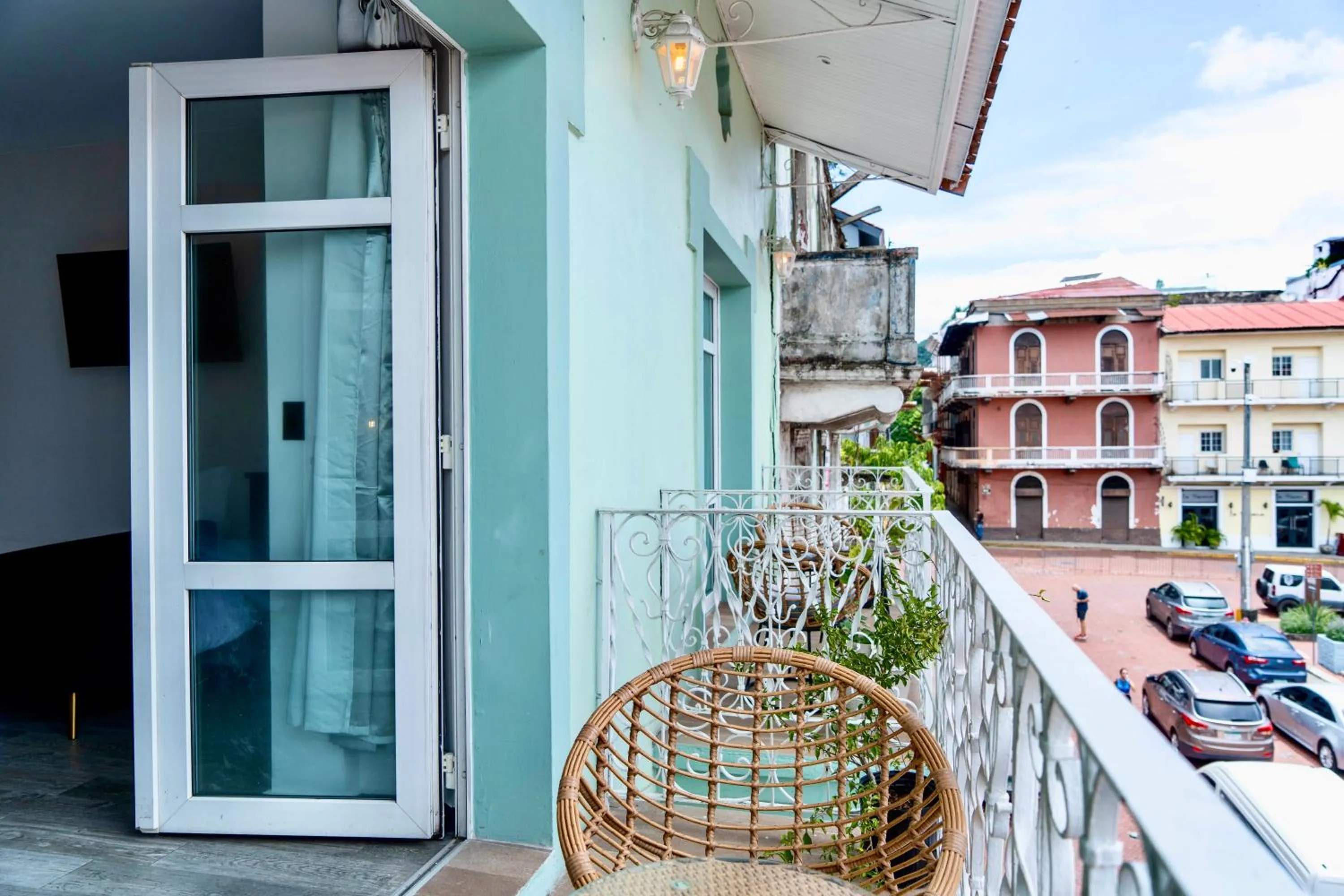 Balcony/Terrace in Hotel Baluarte Boutique Panama