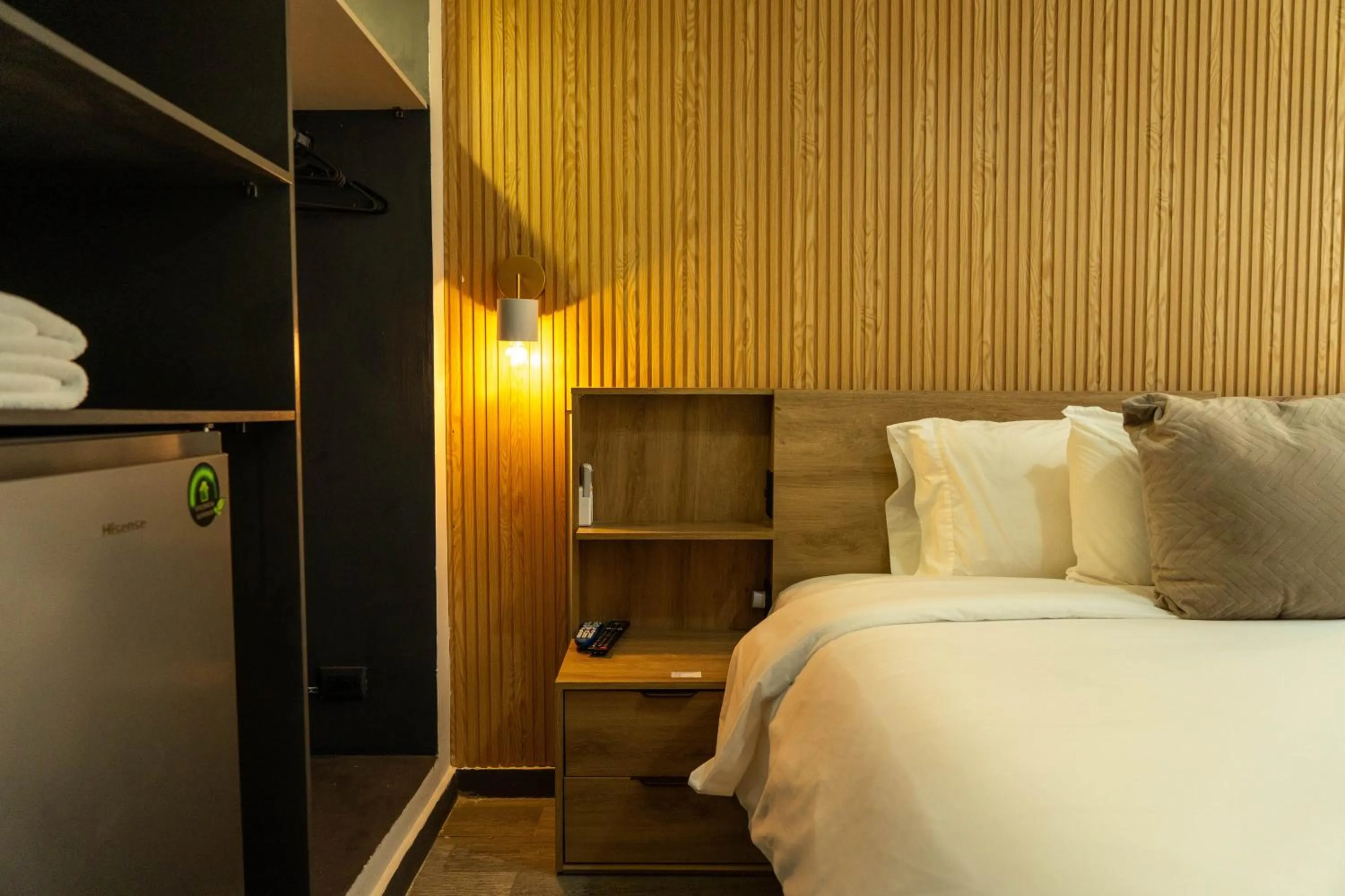 Bed in Hotel Baluarte Boutique Panama