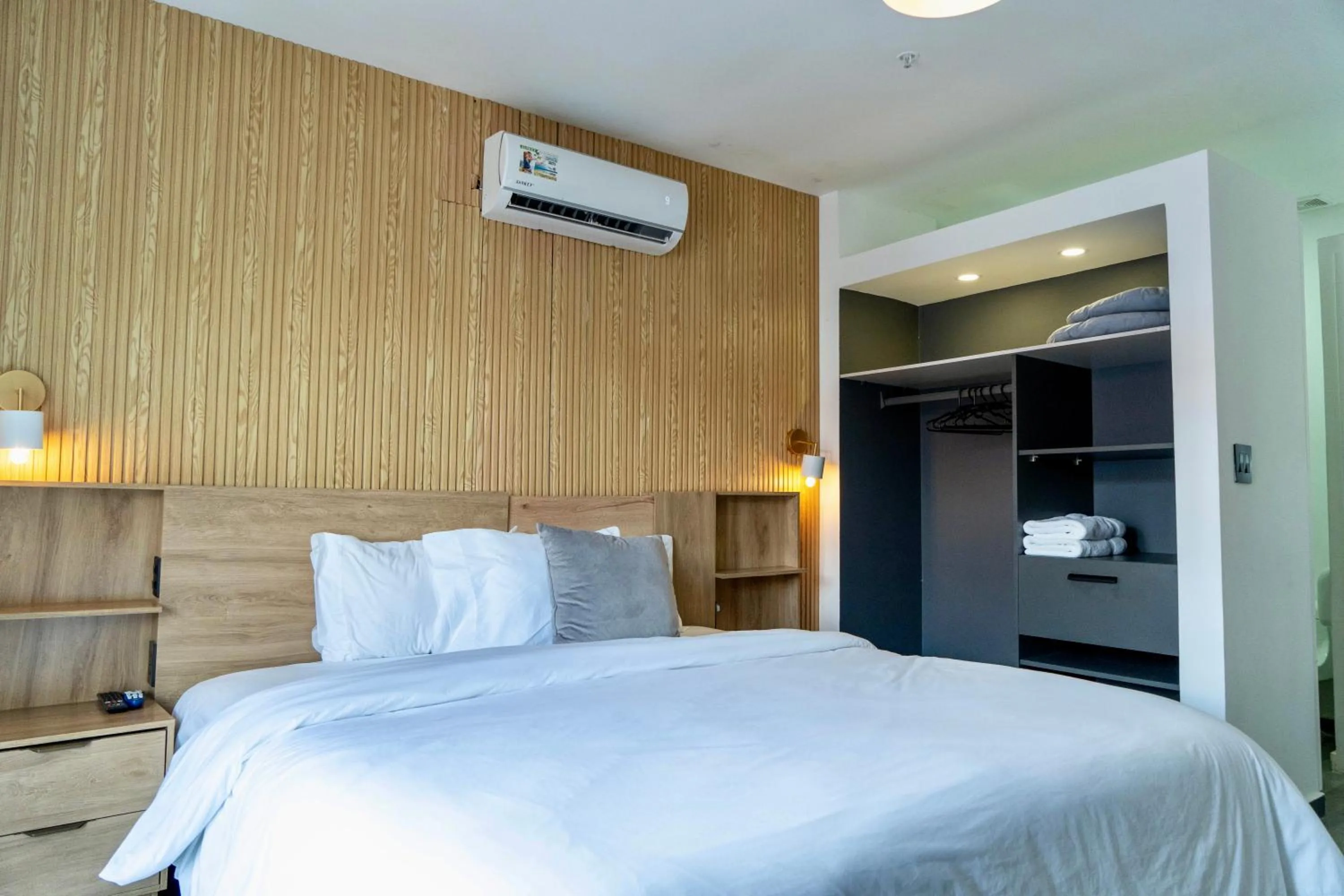 Bed in Hotel Baluarte Boutique Panama