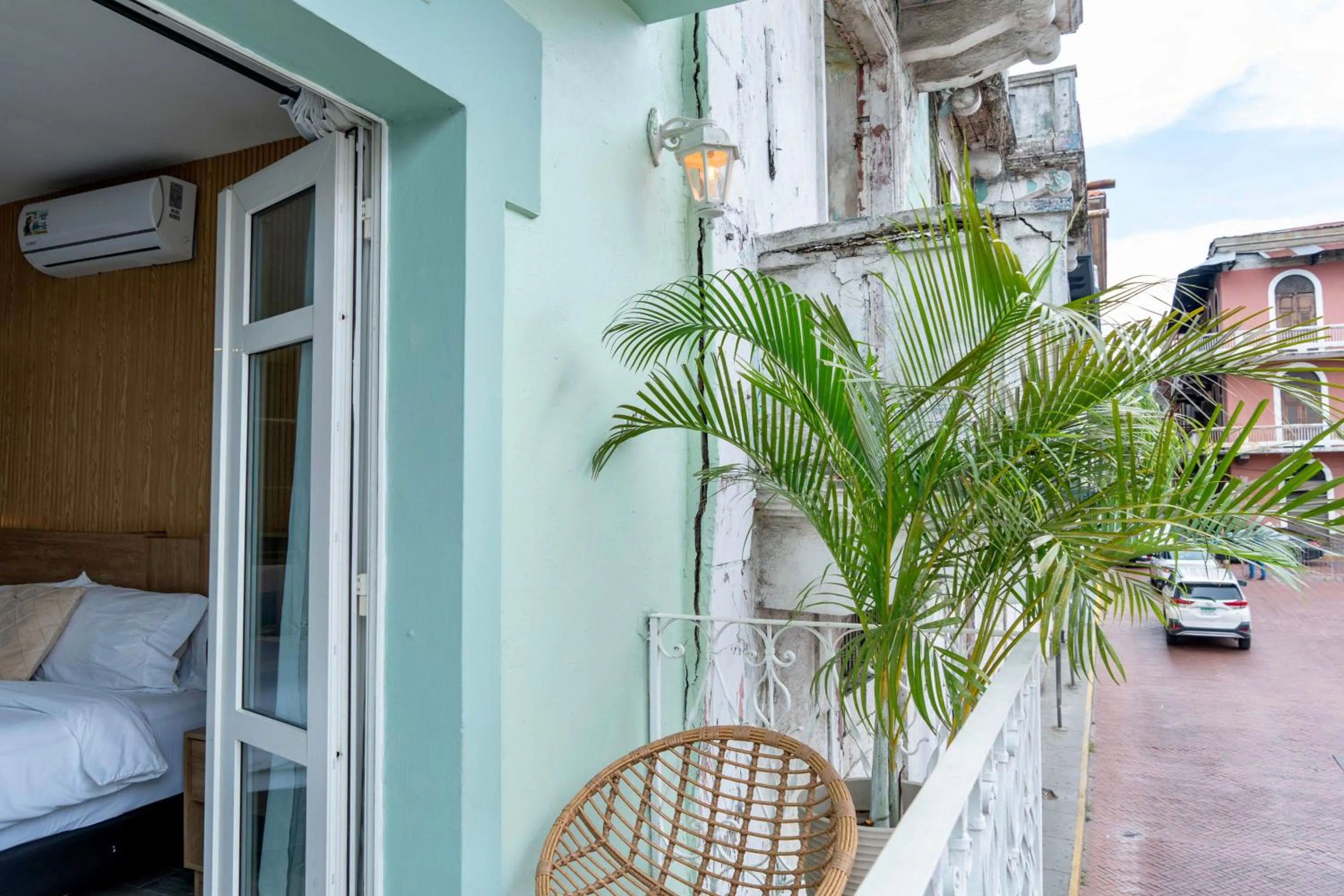 Balcony/Terrace in Hotel Baluarte Boutique Panama