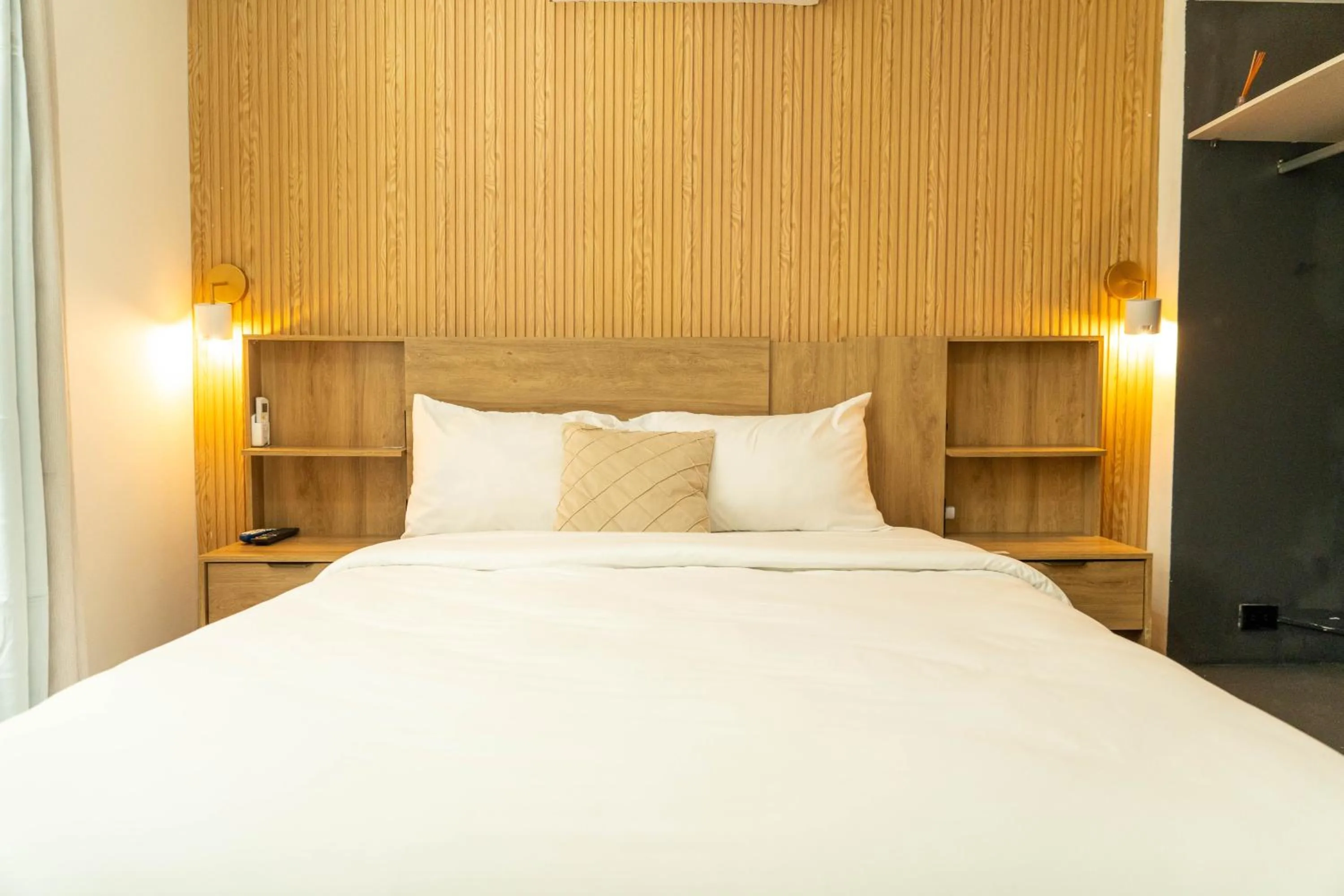 Bed in Hotel Baluarte Boutique Panama