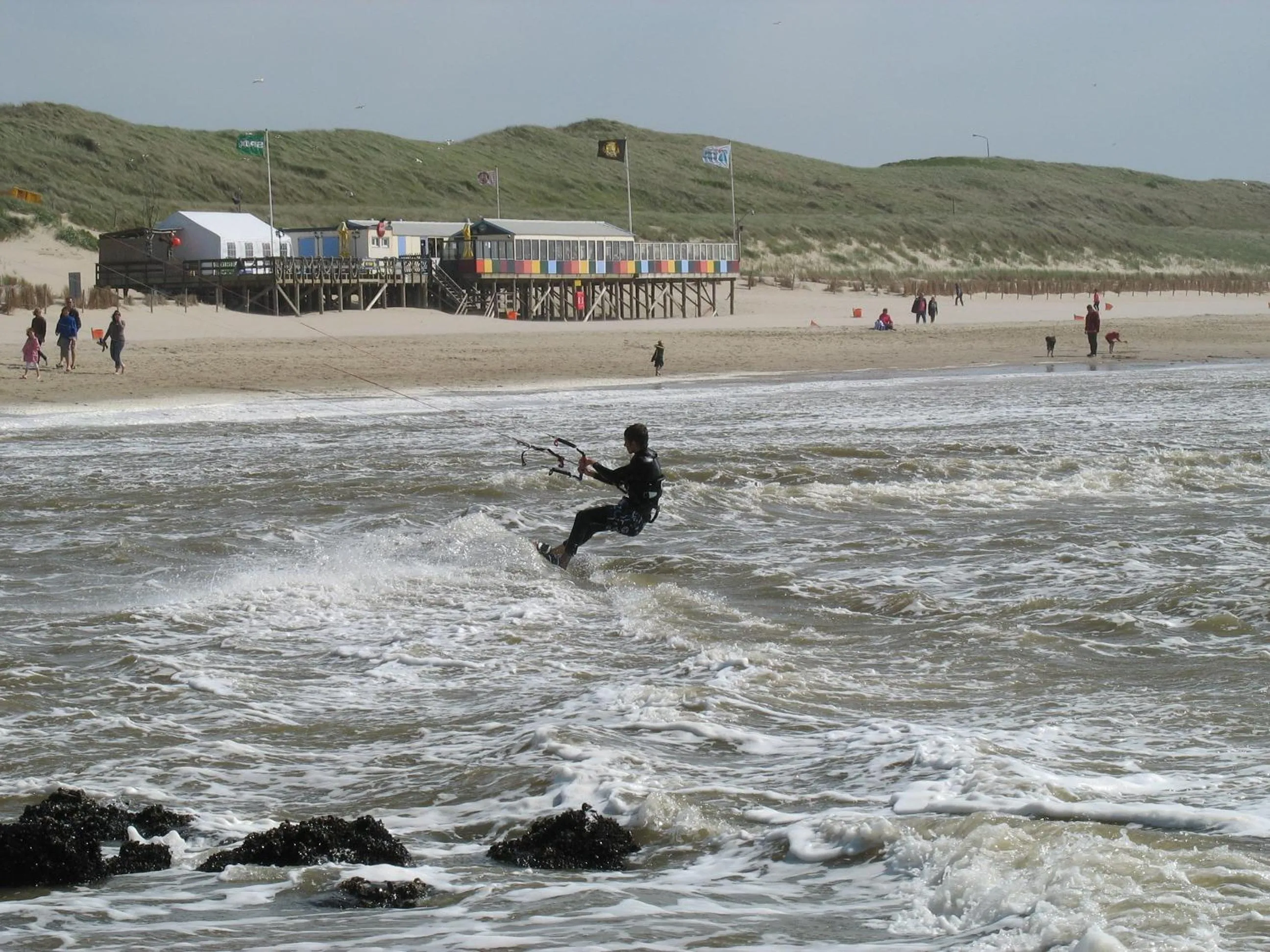 Windsurfing in Strandhotel de Horn