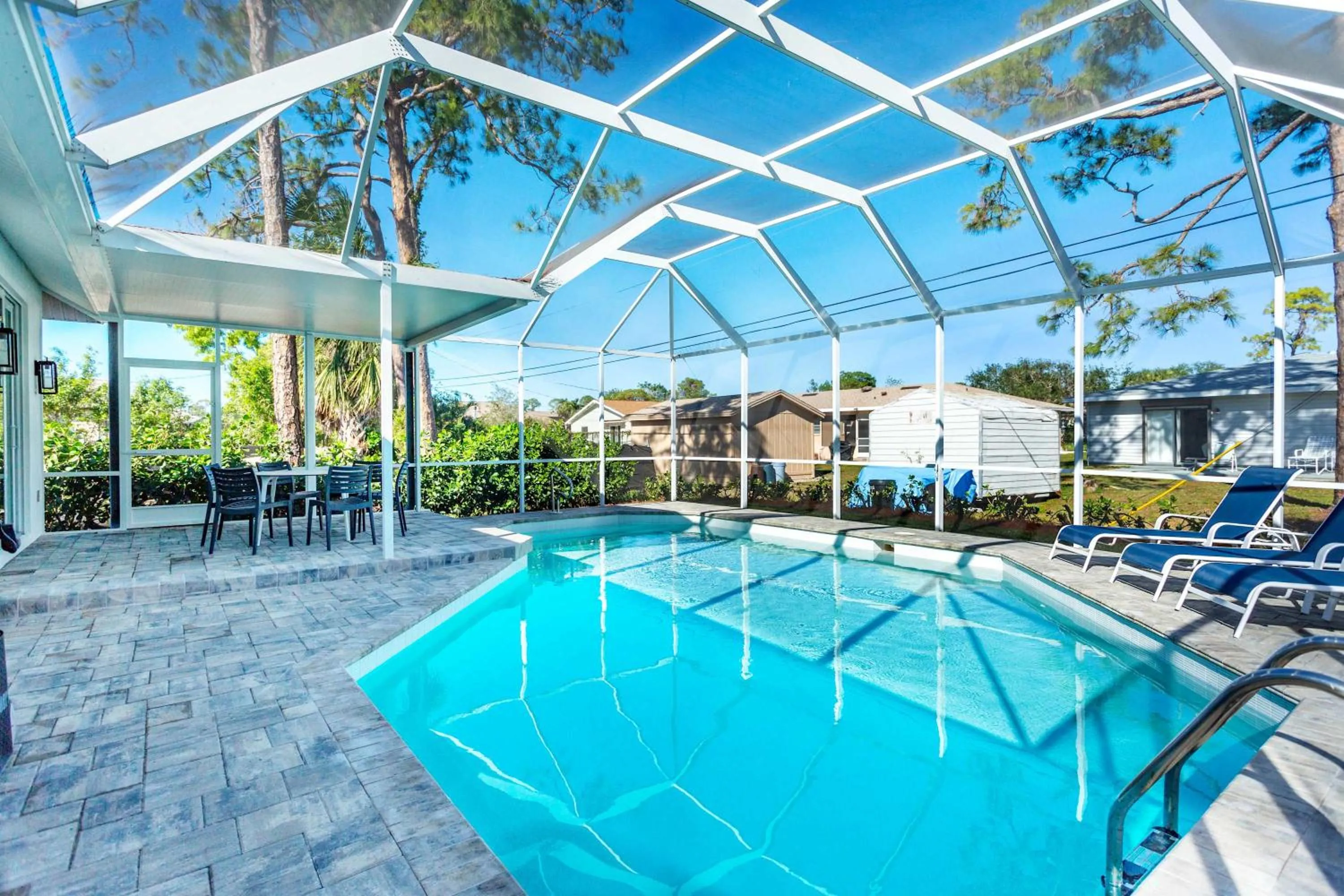 Patio in Tuscan Vacation Rental