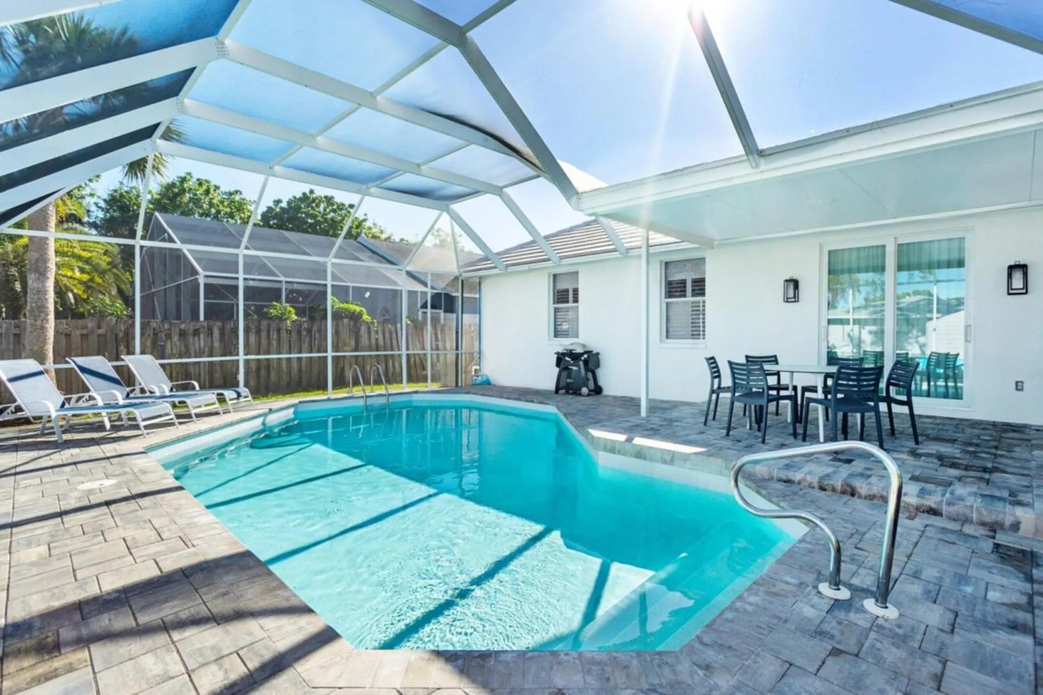 Patio in Tuscan Vacation Rental