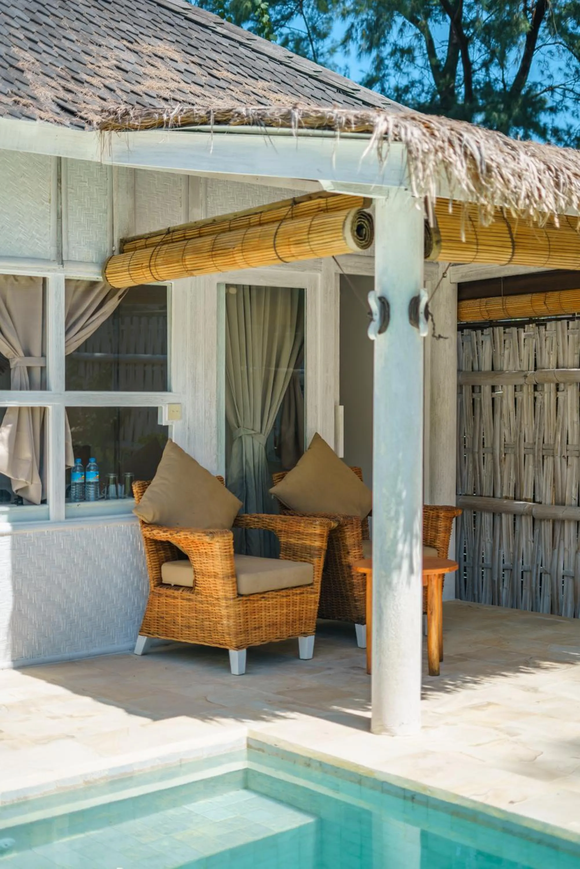Balcony/Terrace in Ora Villas Gili Meno