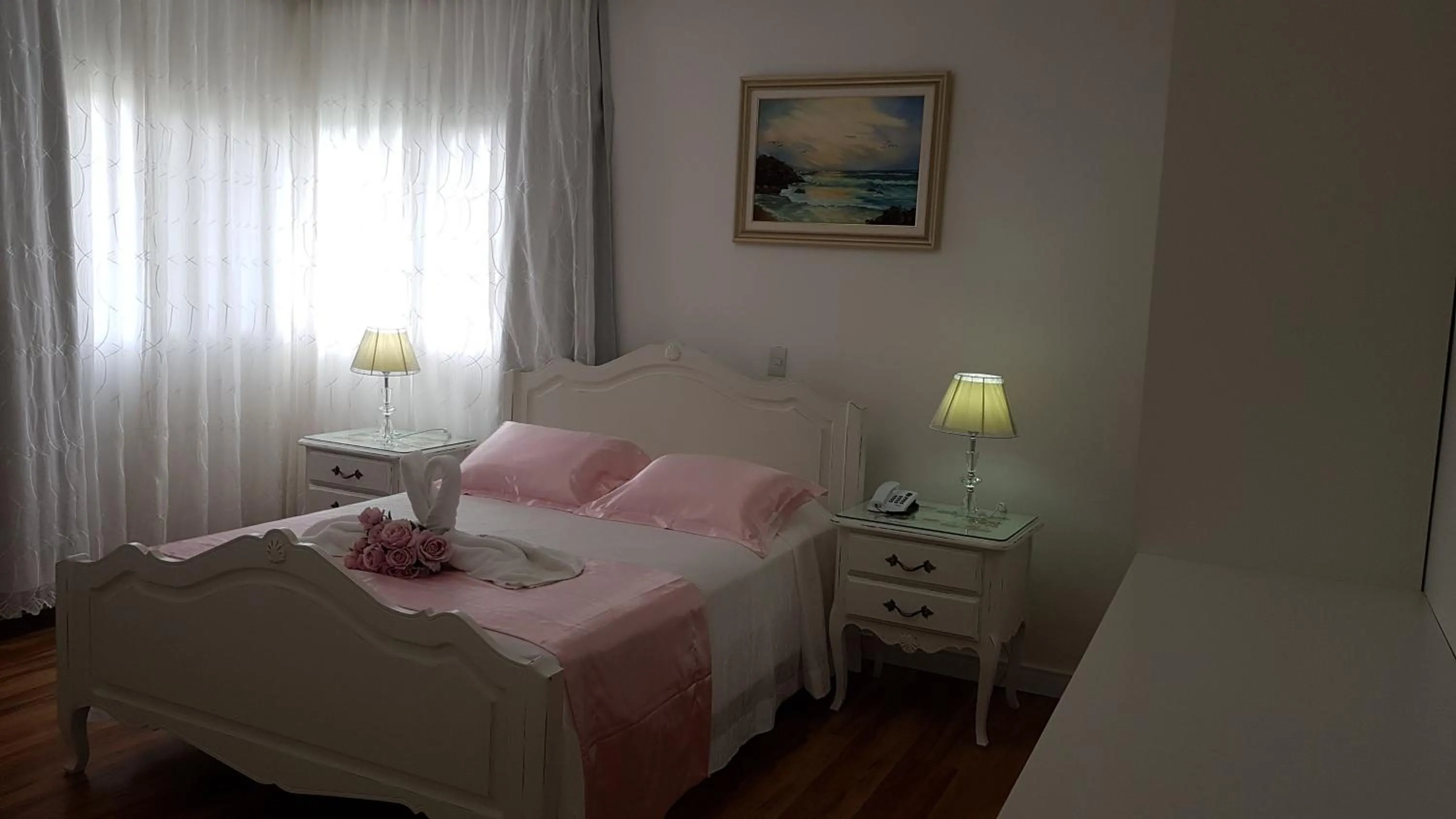 Bed in Pousada Perfume de Canela