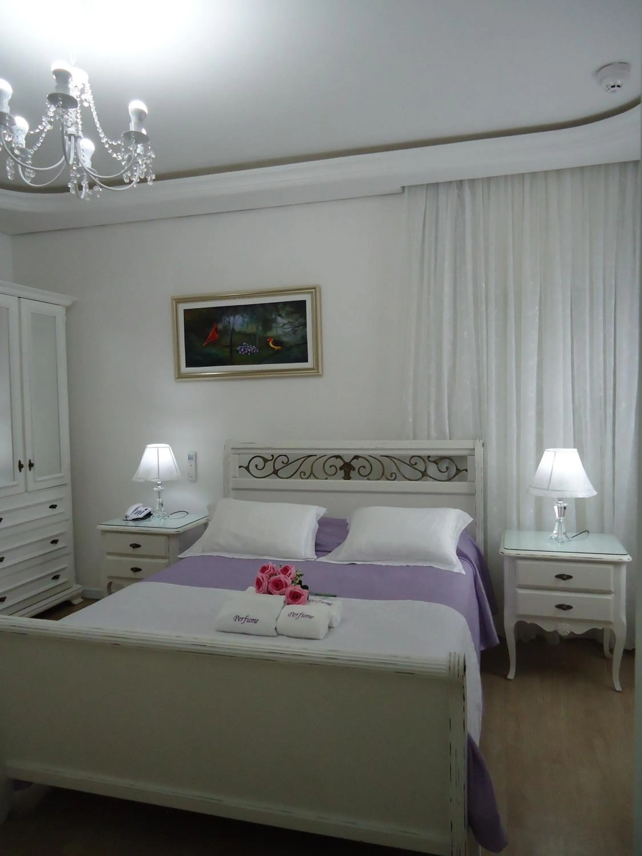 Bed in Pousada Perfume de Canela