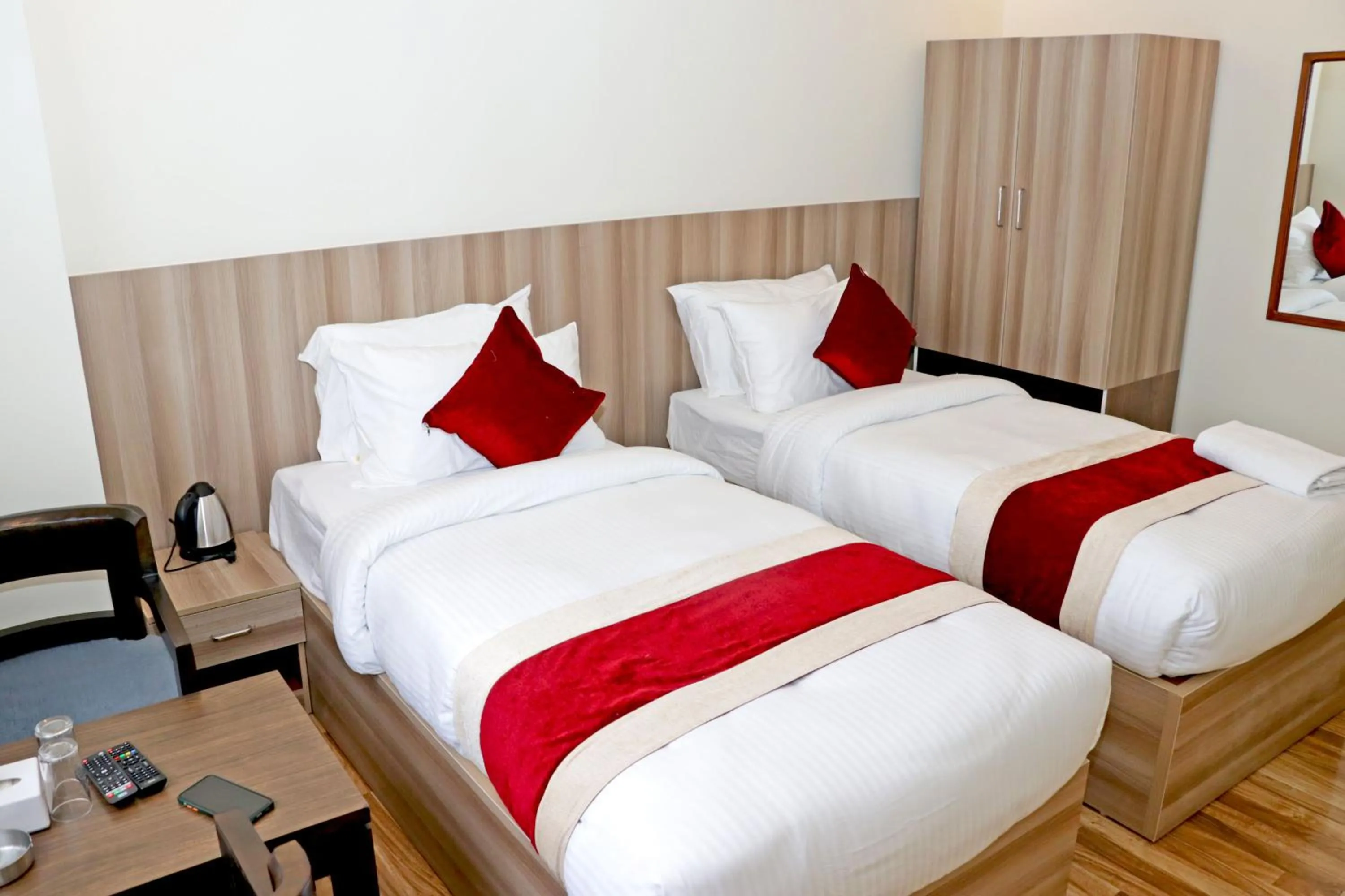 Bed in Hotel Royal Emperor