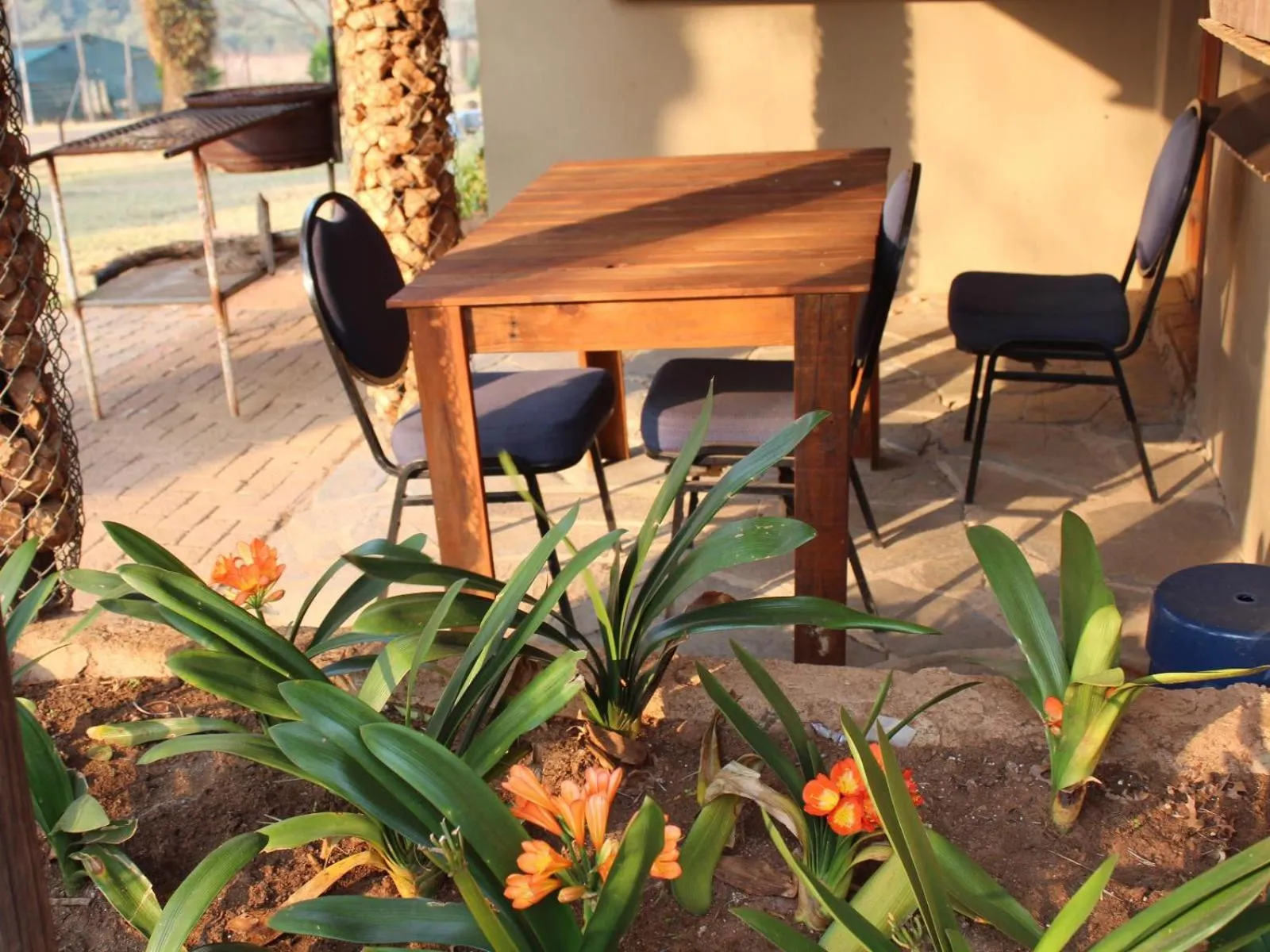 Seating area in Emahlathini Guest Farm
