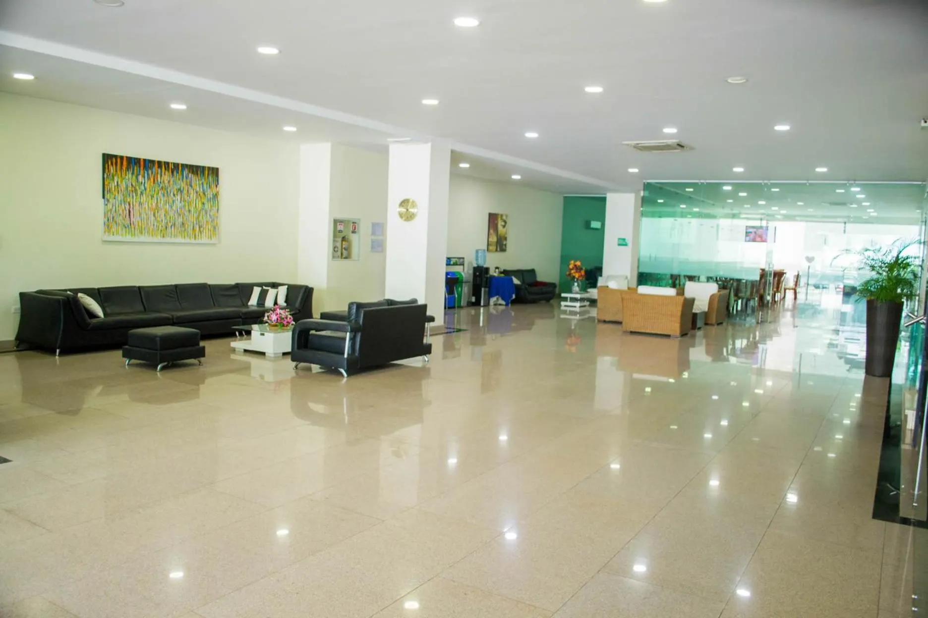 Lobby or reception in Hotel Suite Continental