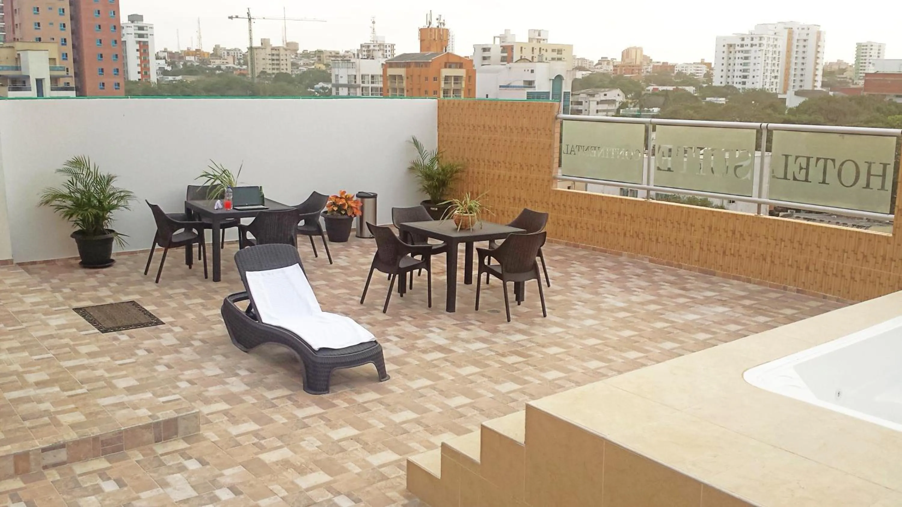 Balcony/Terrace in Hotel Suite Continental