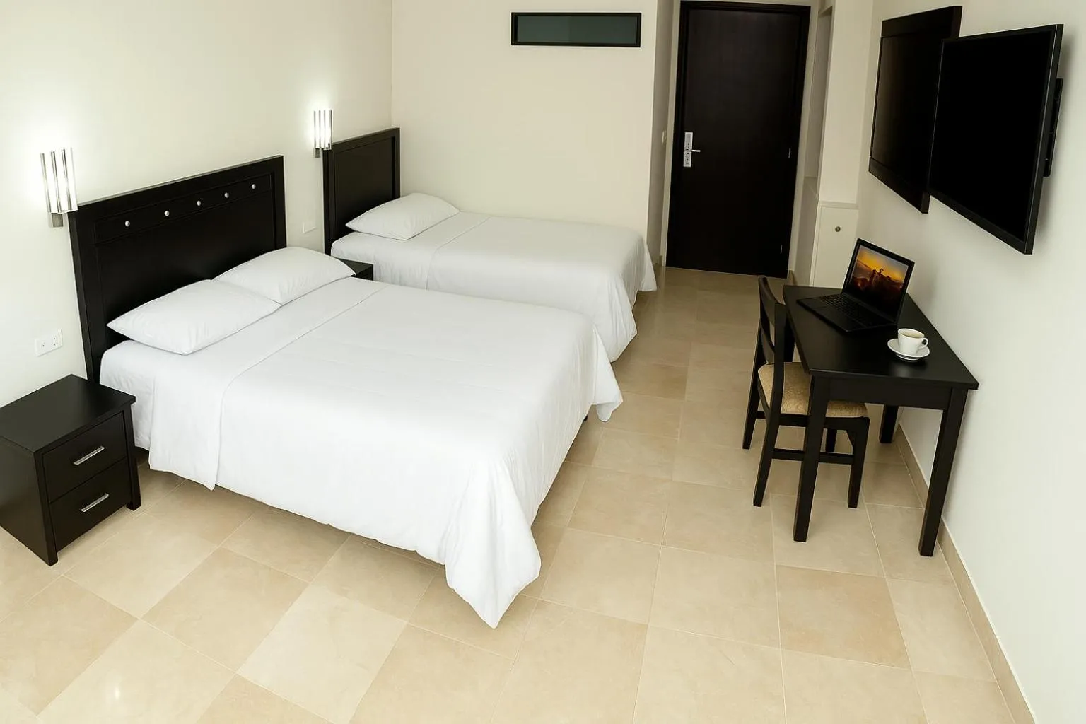 Bed in Hotel Suite Continental