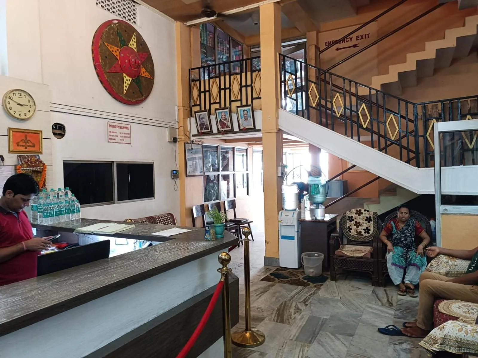 Lobby or reception in Kusum Hotel