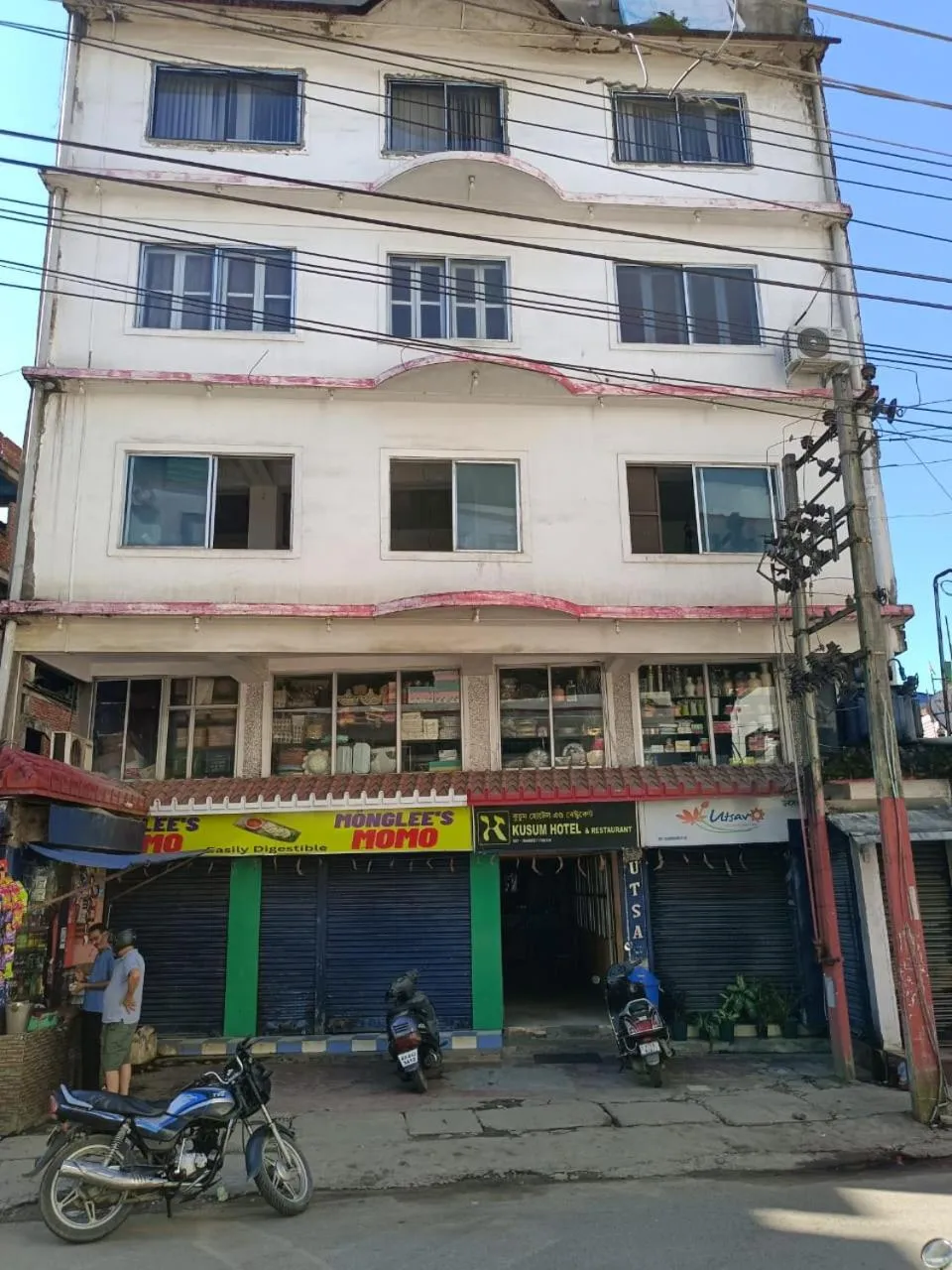 Property building in Kusum Hotel