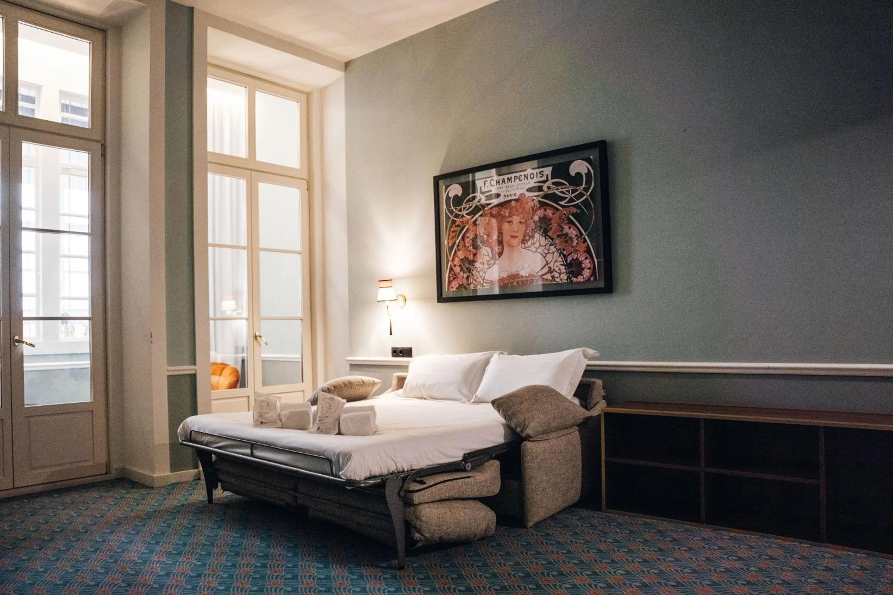 Bed in GRANDE HOTEL PARIS by STAY HOTELS