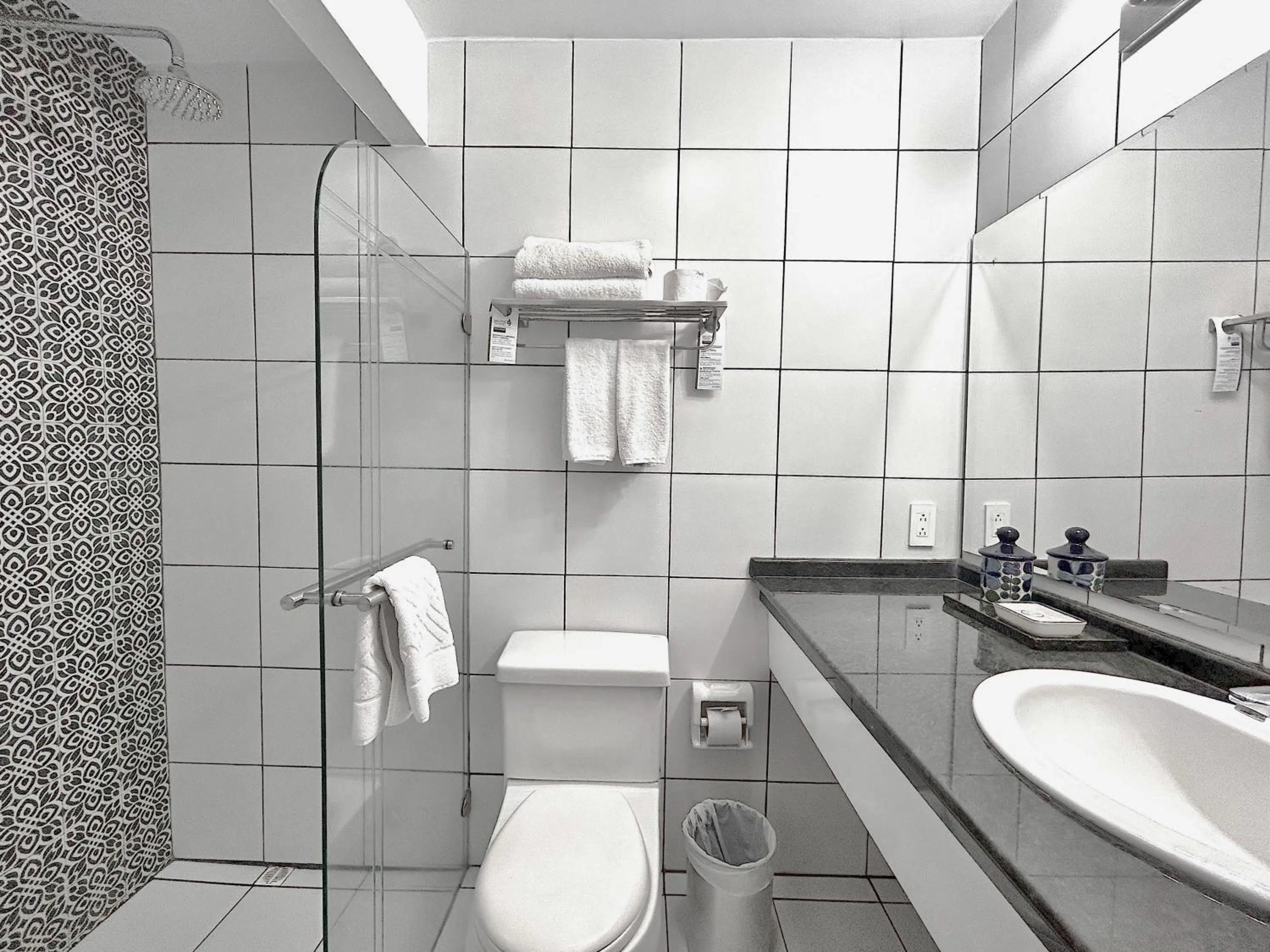 Shower in San Jose de Puembo Quito Airport, an Ascend Collection Hotel