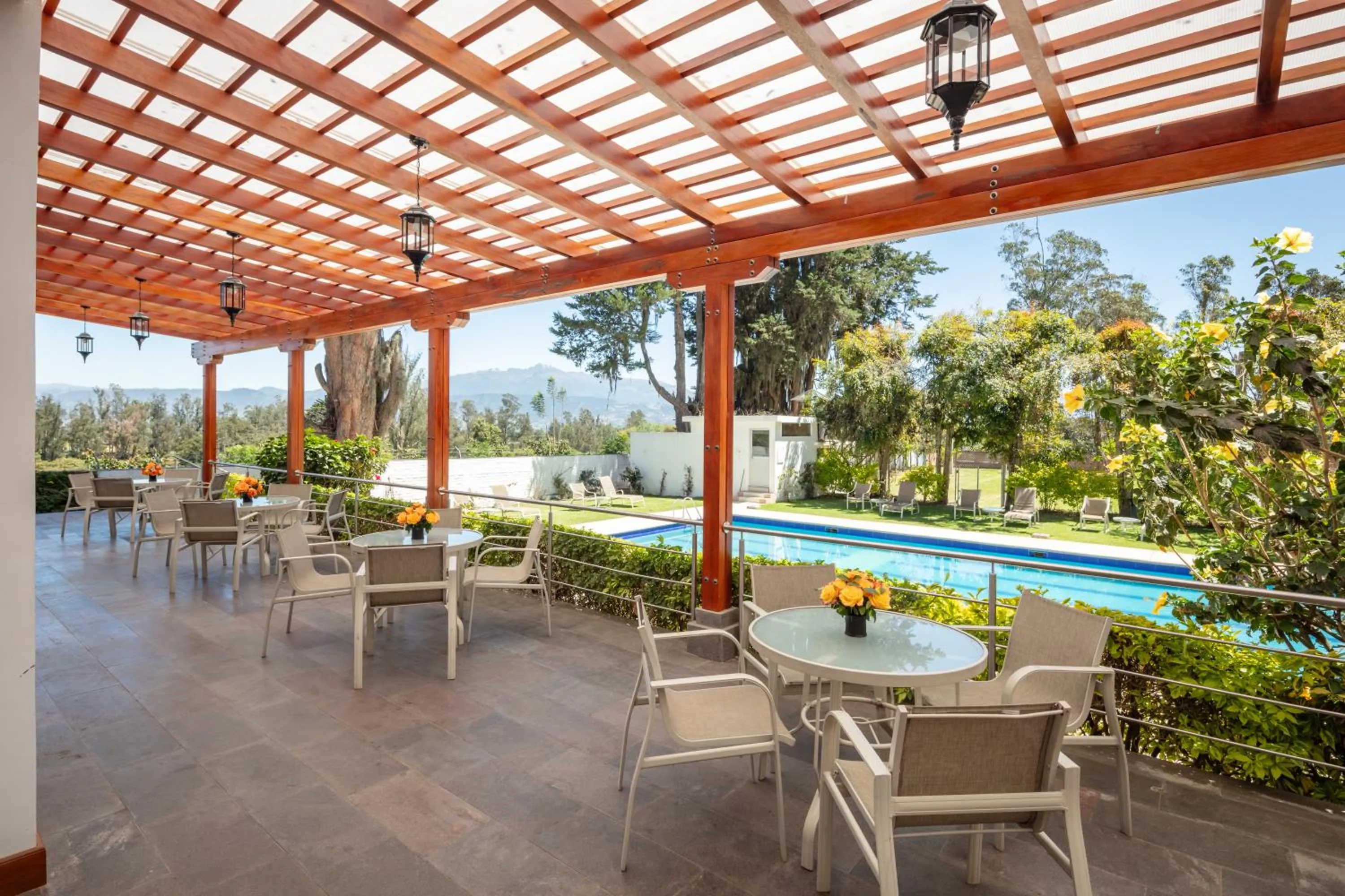 Balcony/Terrace in San Jose de Puembo Quito Airport, an Ascend Collection Hotel
