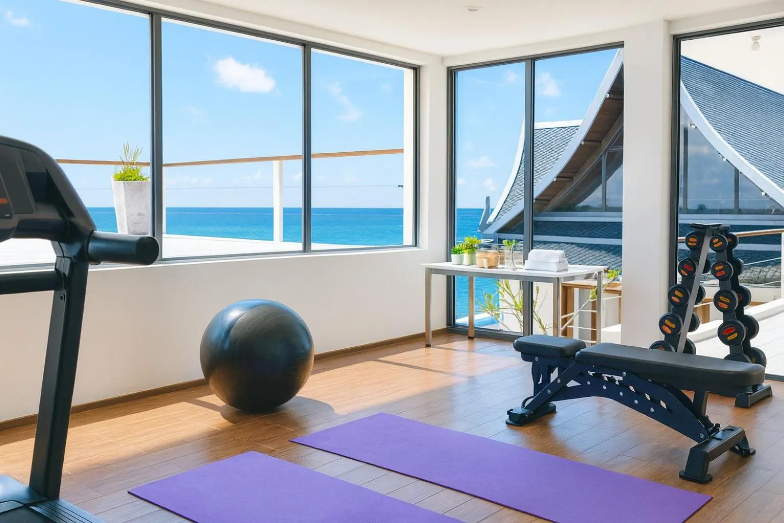 Fitness centre/facilities in Villa Nevaeh - Ocean Front Private Villa Kamala Beach