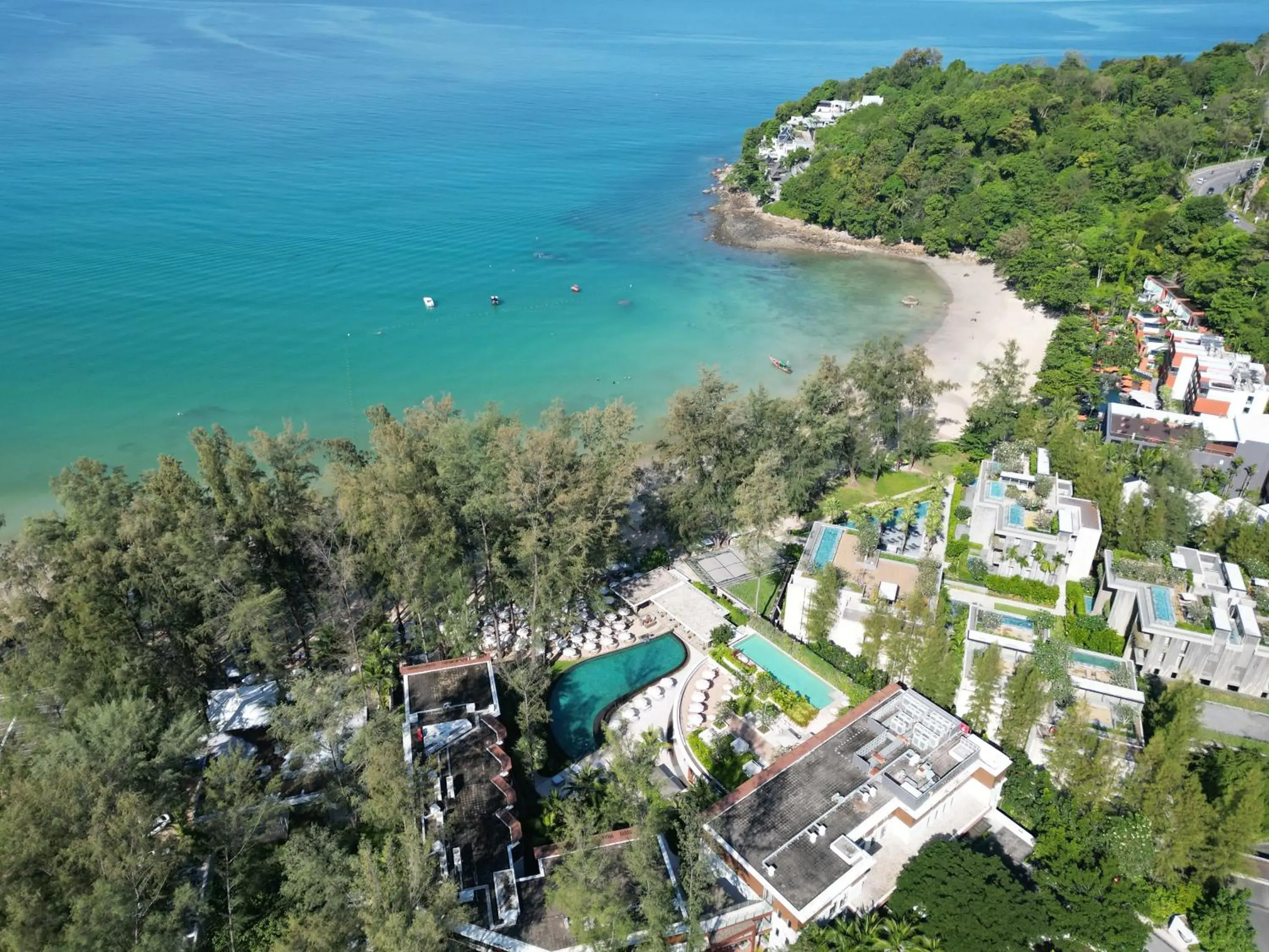 Bird's eye view in Villa Nevaeh - Ocean Front Private Villa Kamala Beach Bird's eye view in Villa Nevaeh - Ocean Front Private Villa Kamala Beach