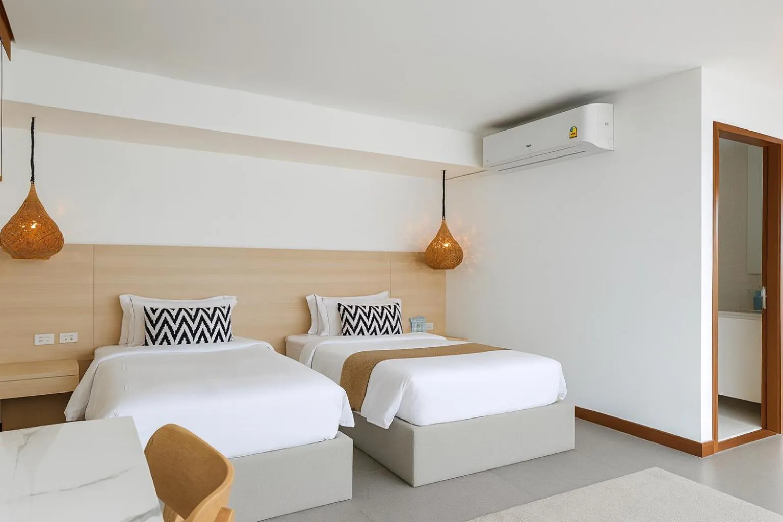 Bedroom, Bed in Villa Nevaeh - Ocean Front Private Villa Kamala Beach