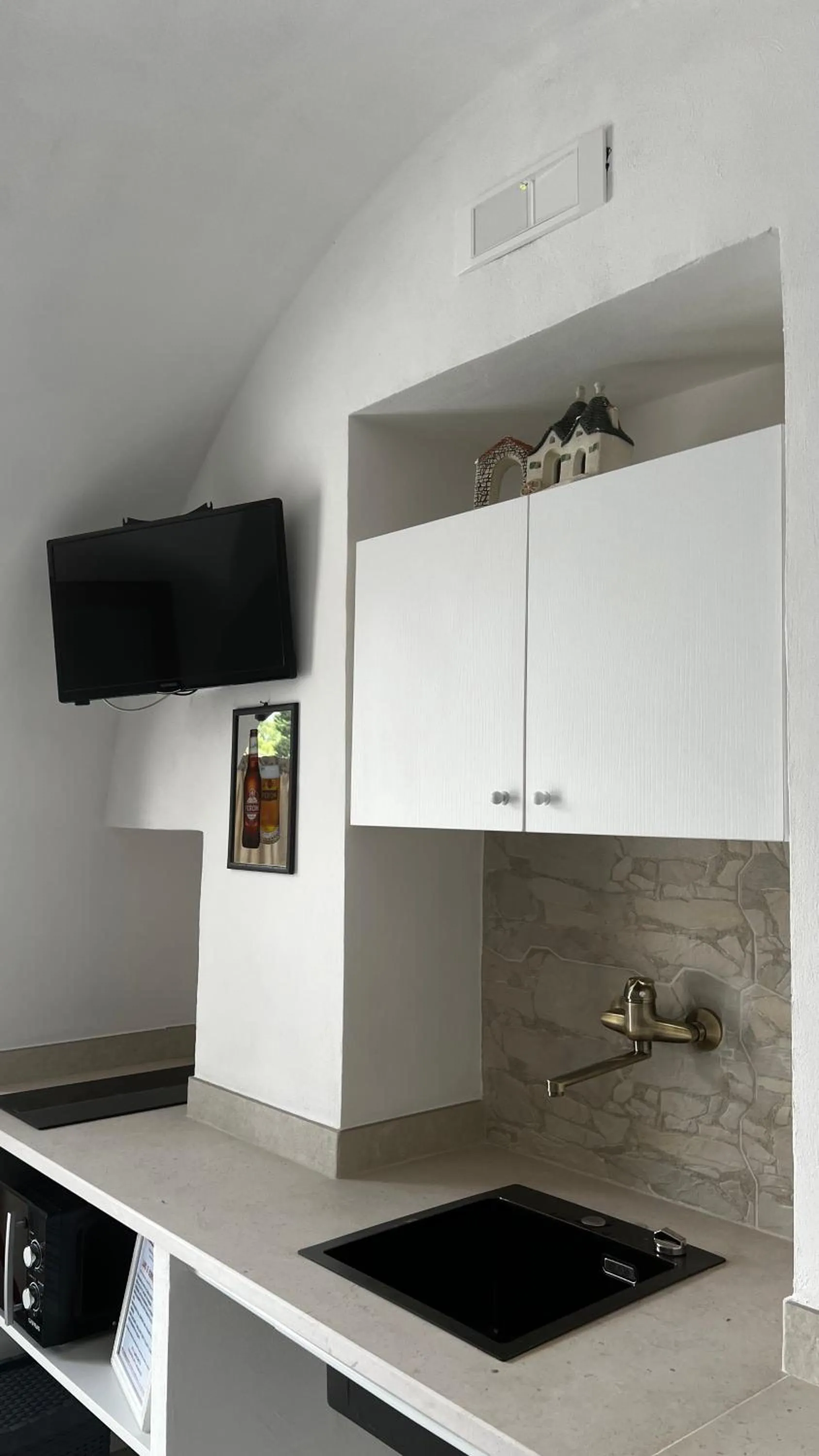 Kitchen or kitchenette in Locazione turistica il boschetto