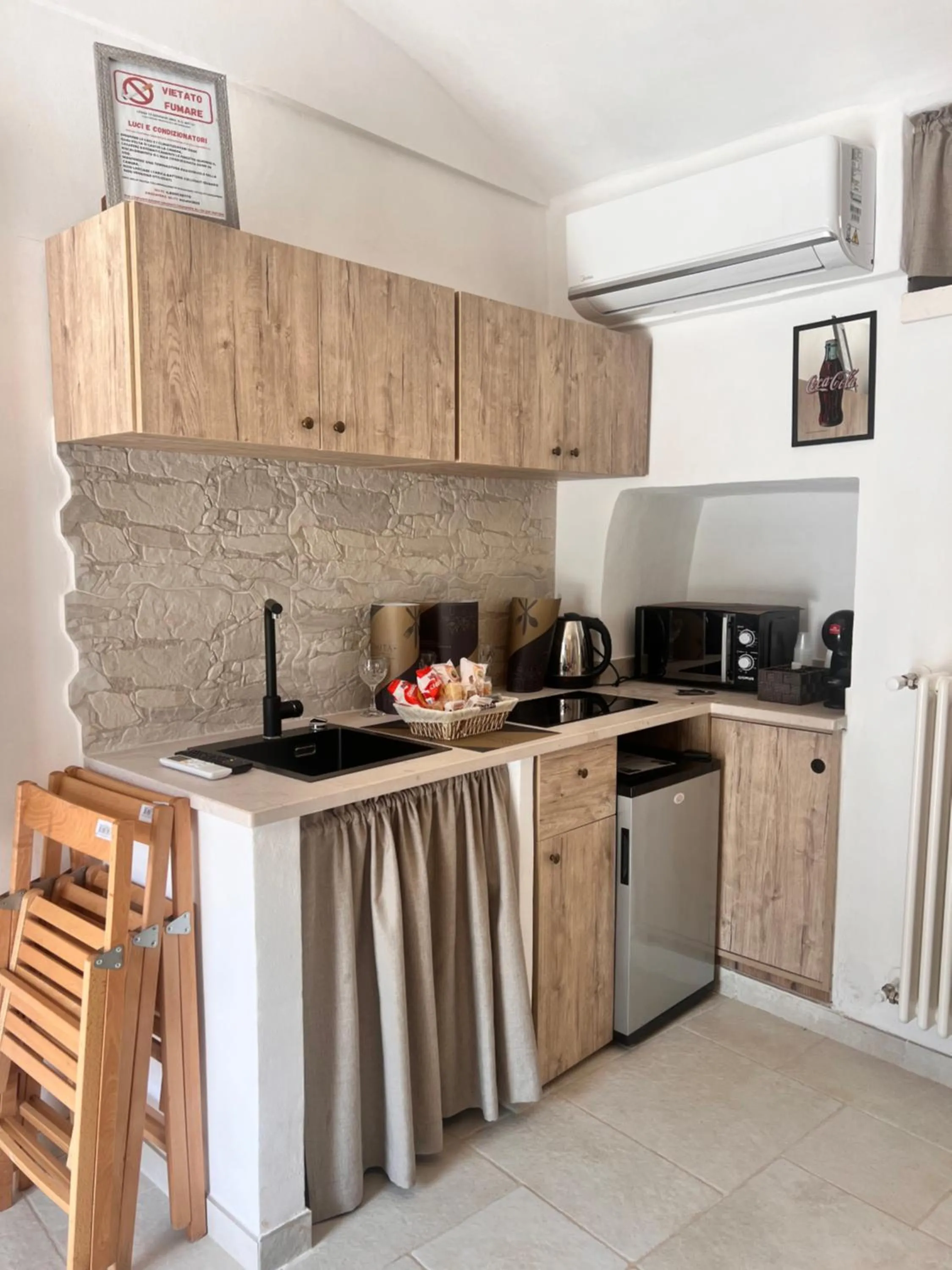 Kitchen or kitchenette in Locazione turistica il boschetto