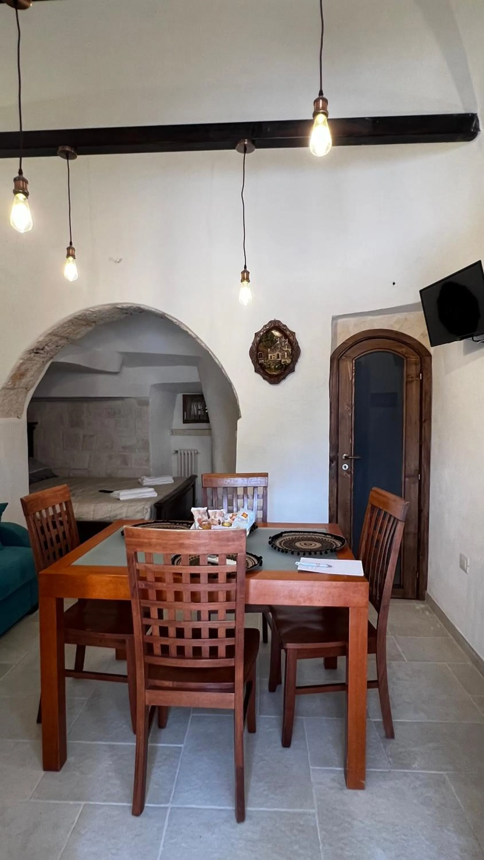 Dining area in Locazione turistica il boschetto