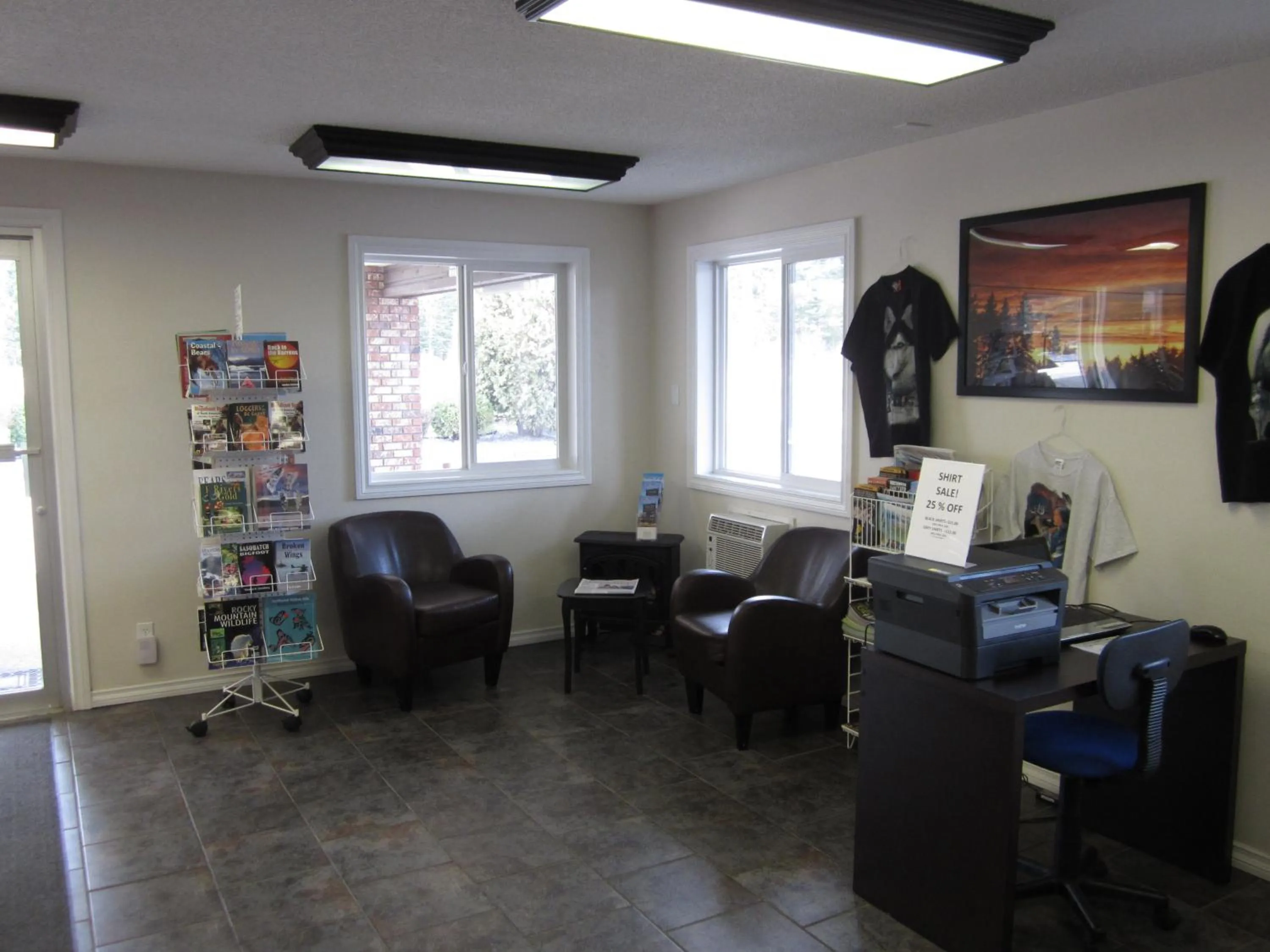 Lobby or reception in Carmel Inn