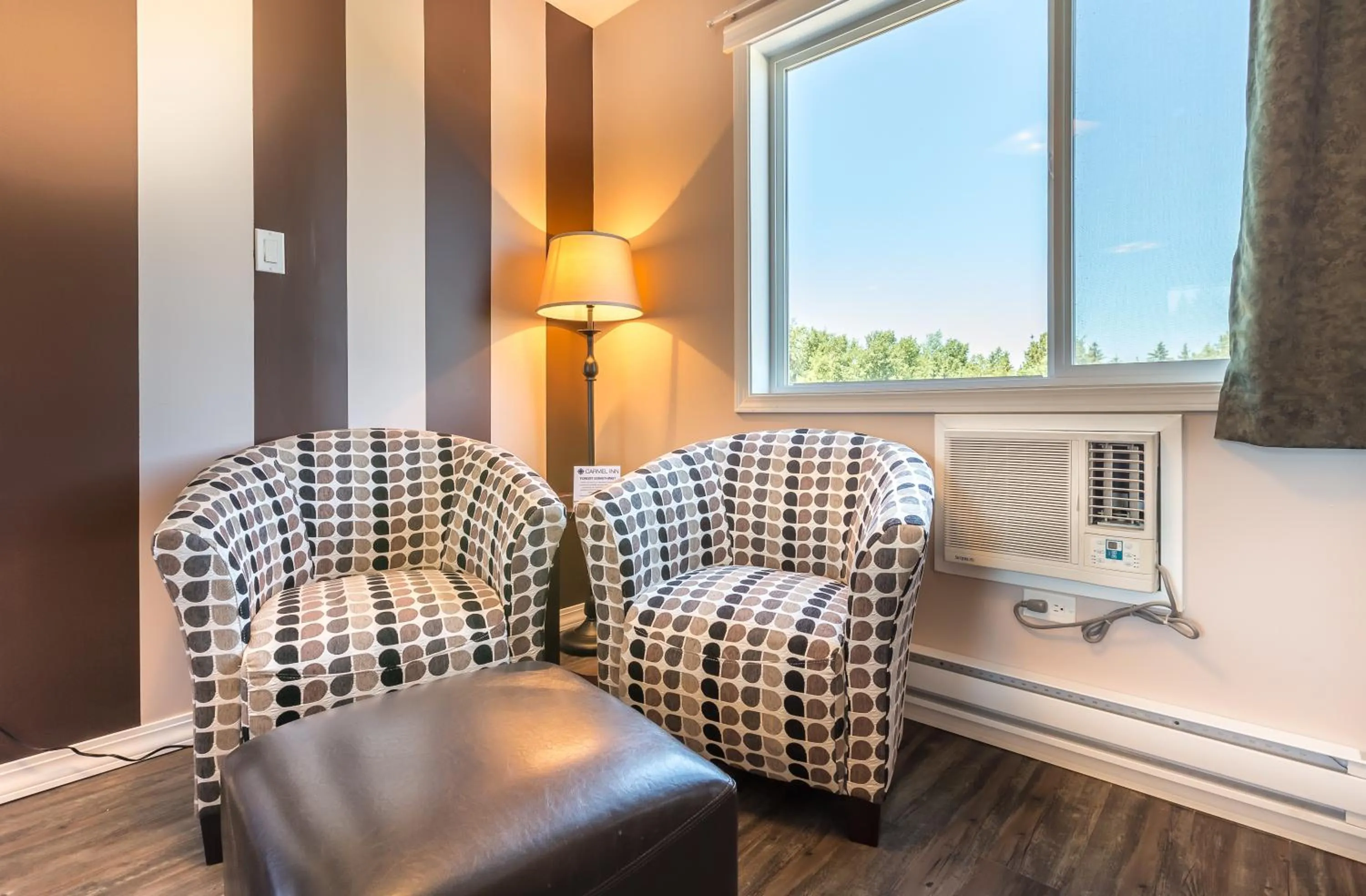 Seating area in Carmel Inn