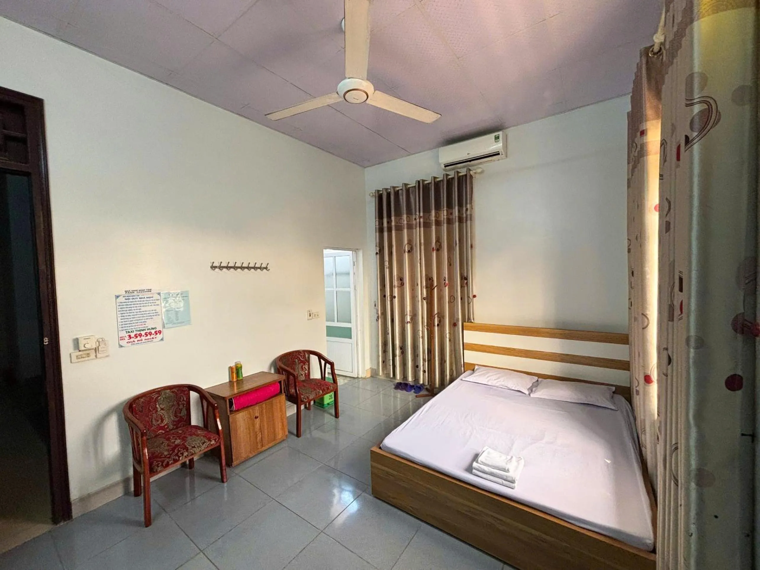 Bed in Minh Tâm Hotel ( Nhà Nghỉ Minh Tâm )