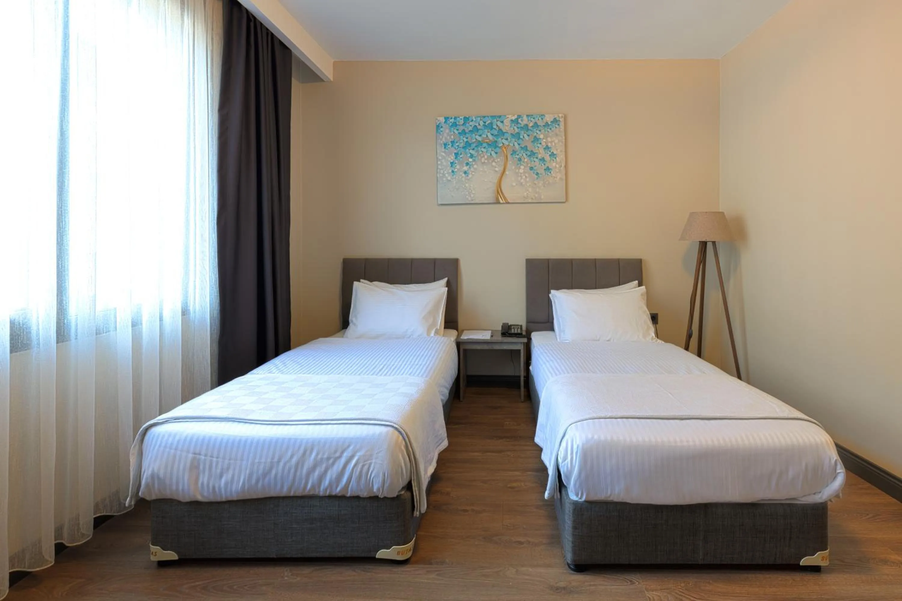 Bed in Grand royal hotel