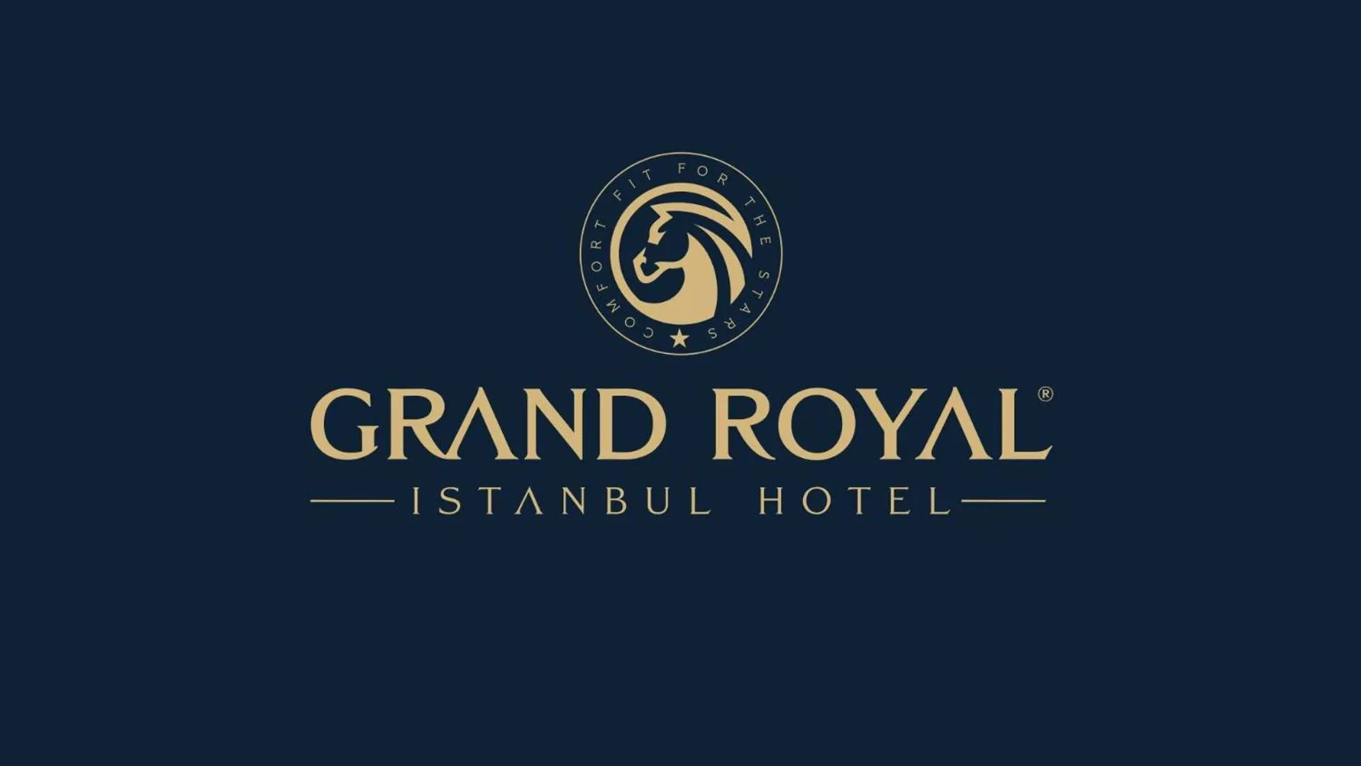 Property logo or sign in Grand royal hotel
