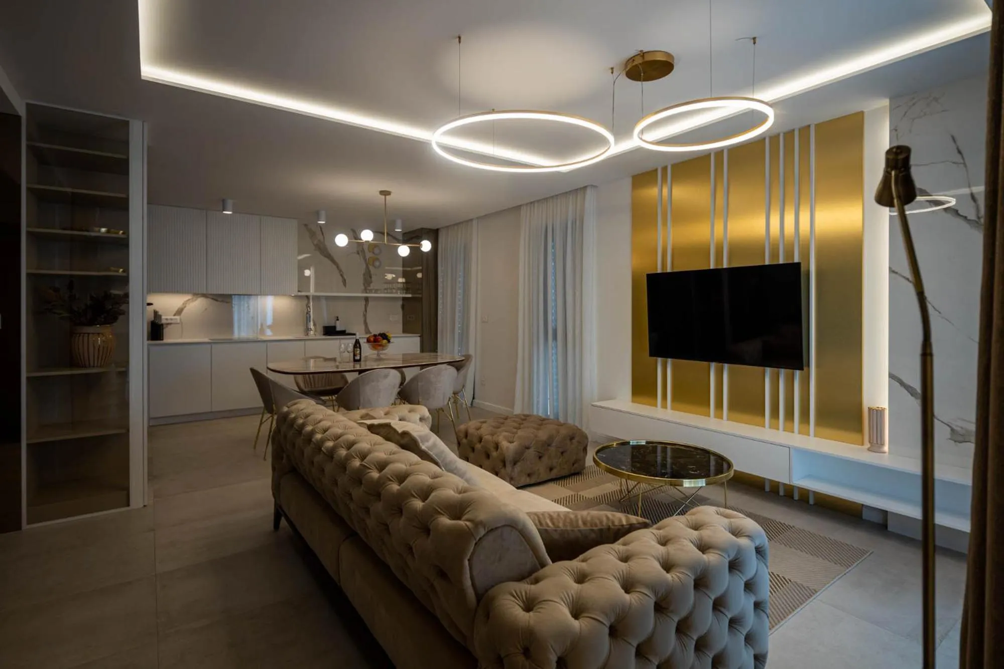 Living room in Villa Sorriso