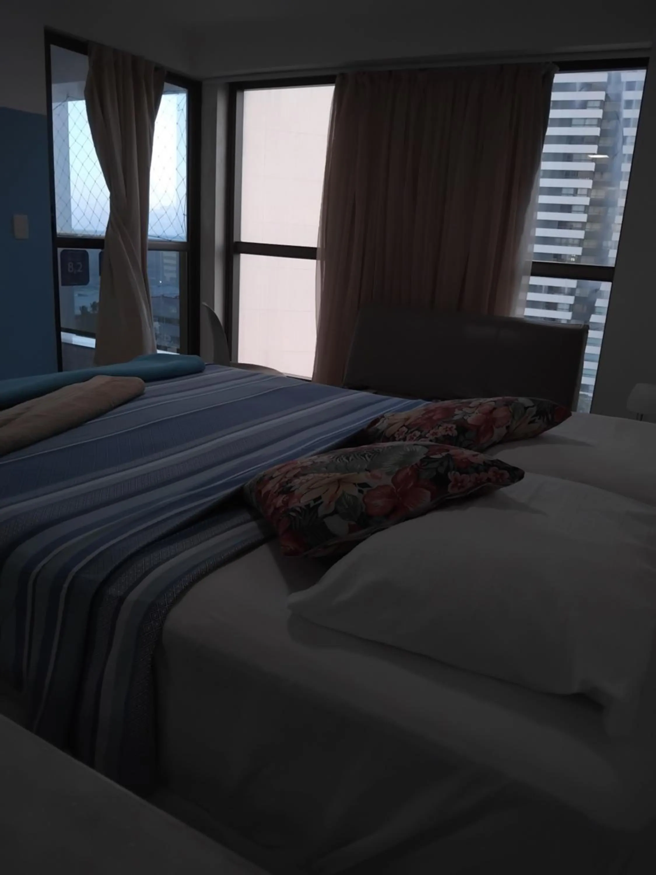 Bed in Flat BV Beira-Mar - Edf Beach Class EXECUTIVE Apart-Hotel 507