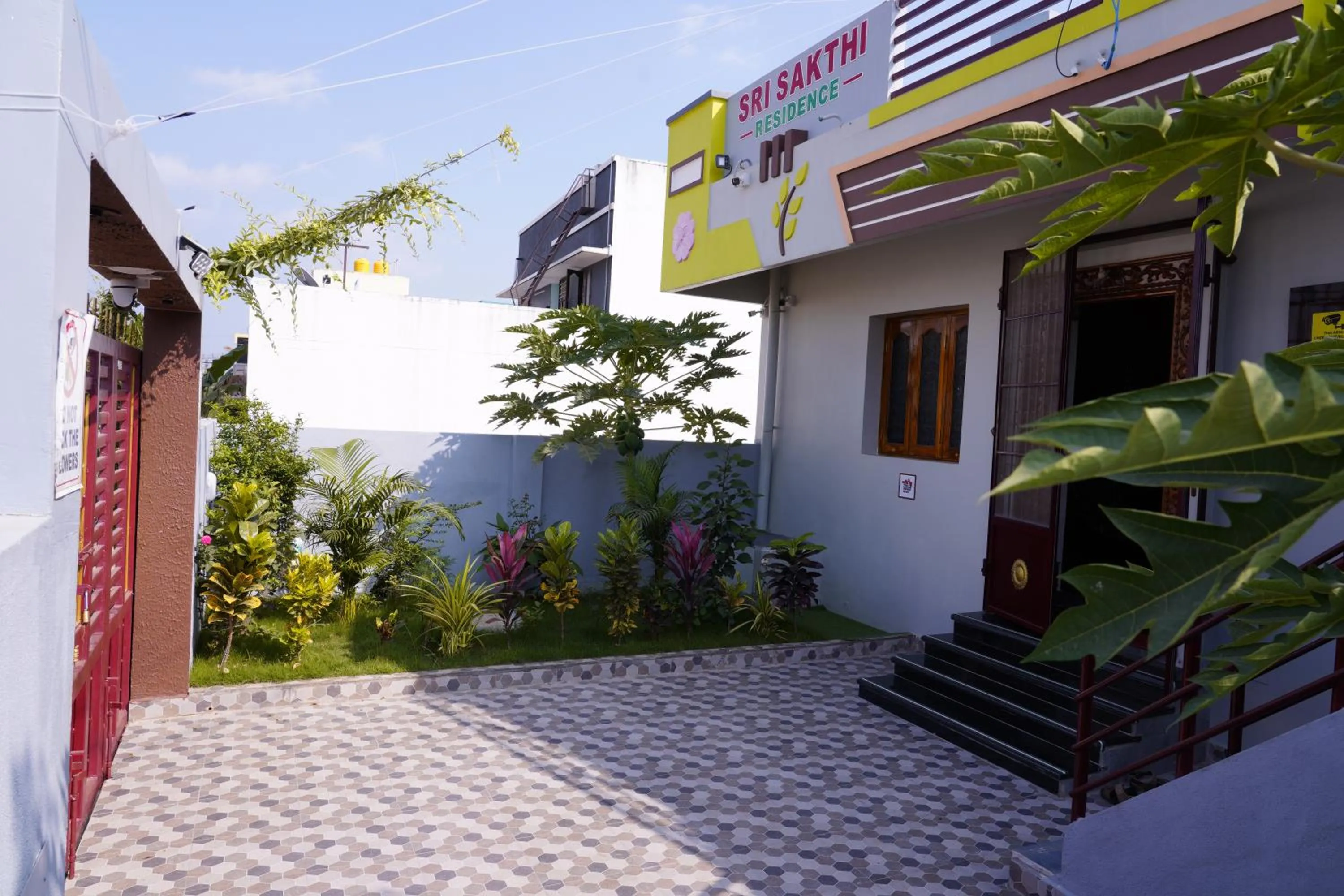 Garden in Sri Sakthi Residence