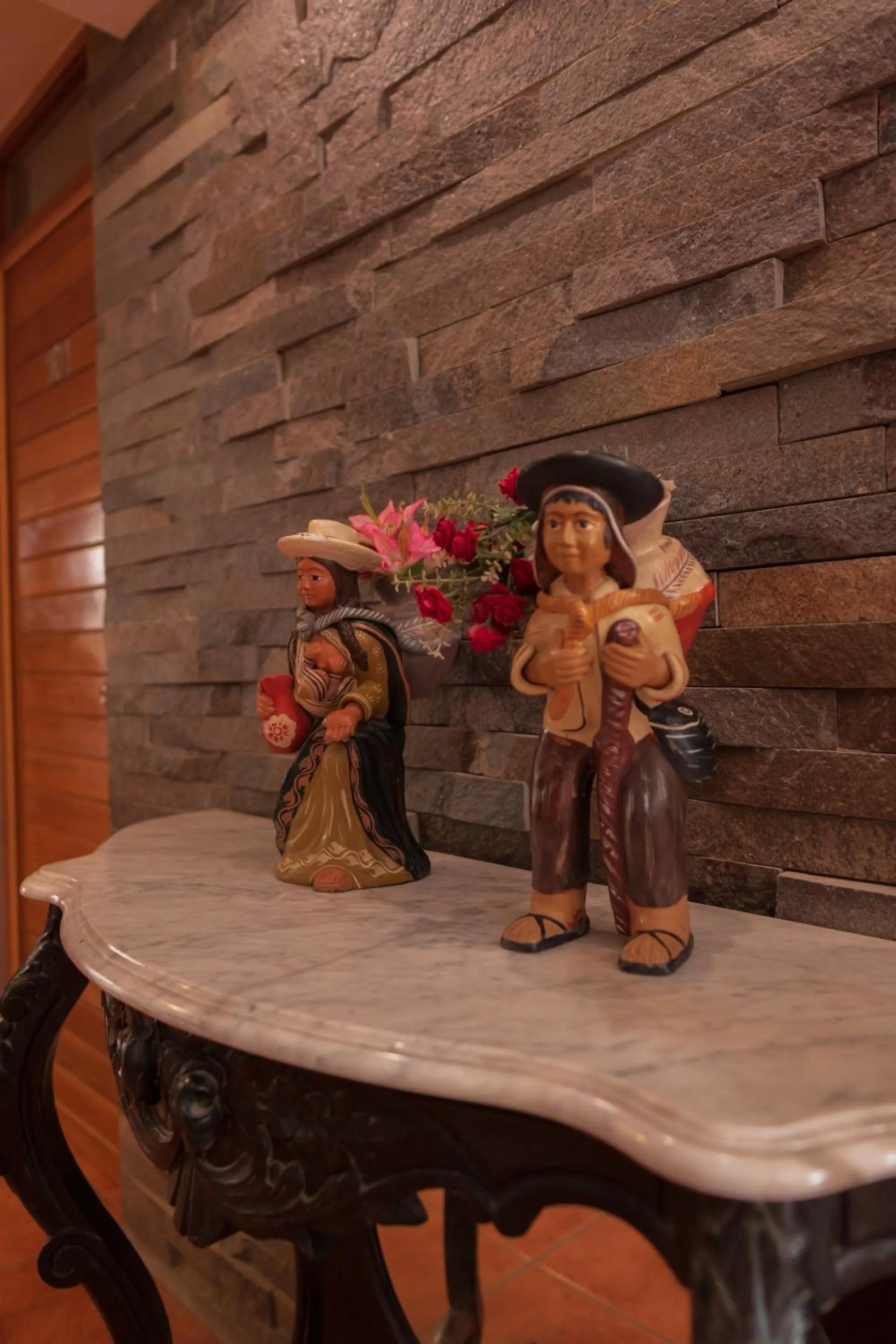 Lobby or reception in Hotel El Huacachinero- Hotel Familiar